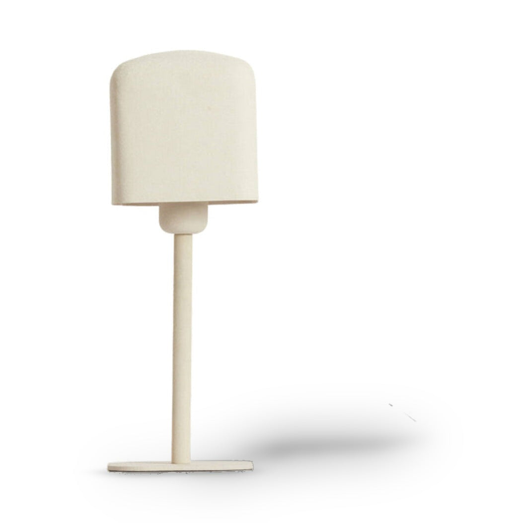 Elenie Matt Light Pink Metal Table Lamp 36cm