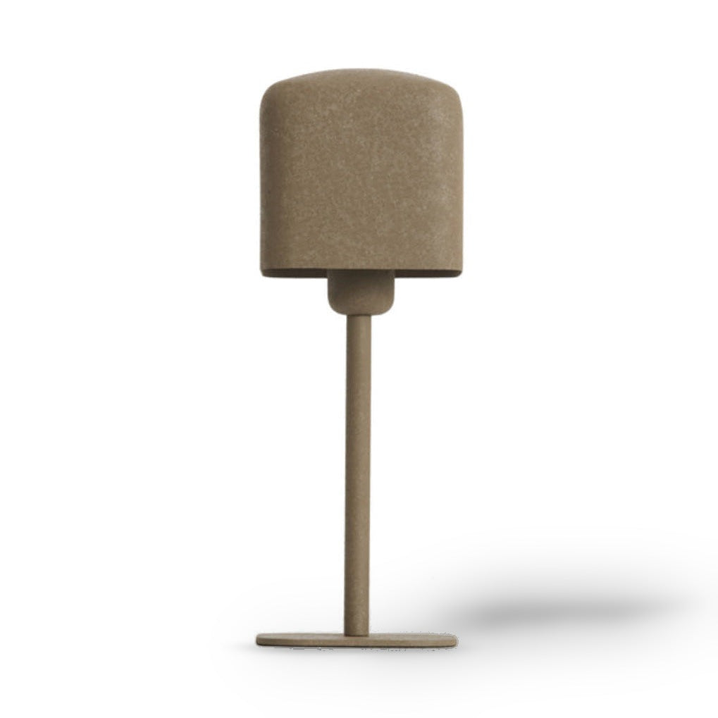 Elenie Matt Dark Brown Metal Table Lamp 36cm