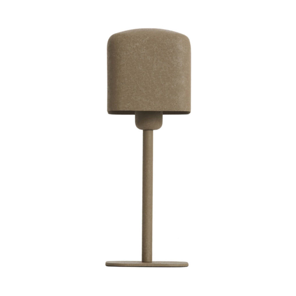 Elenie Matt Dark Brown Metal Table Lamp 36cm