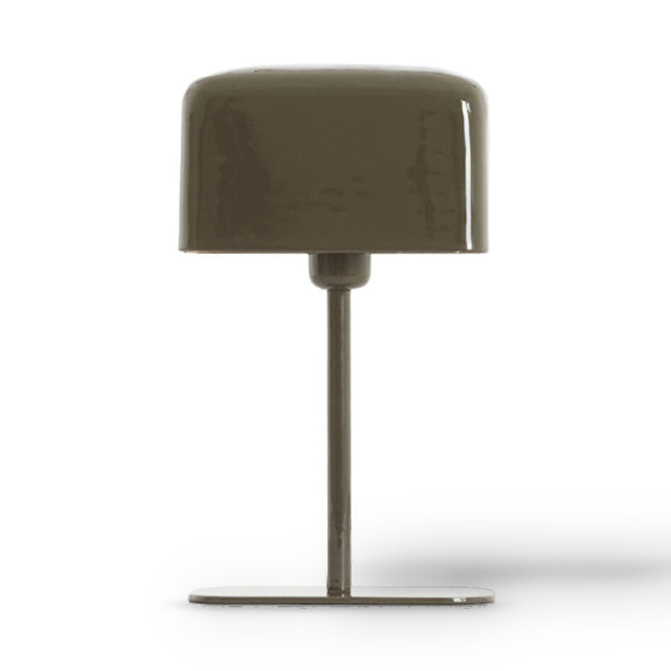 Elenie Gloss Dark Brown Metal Table Lamp 36cm
