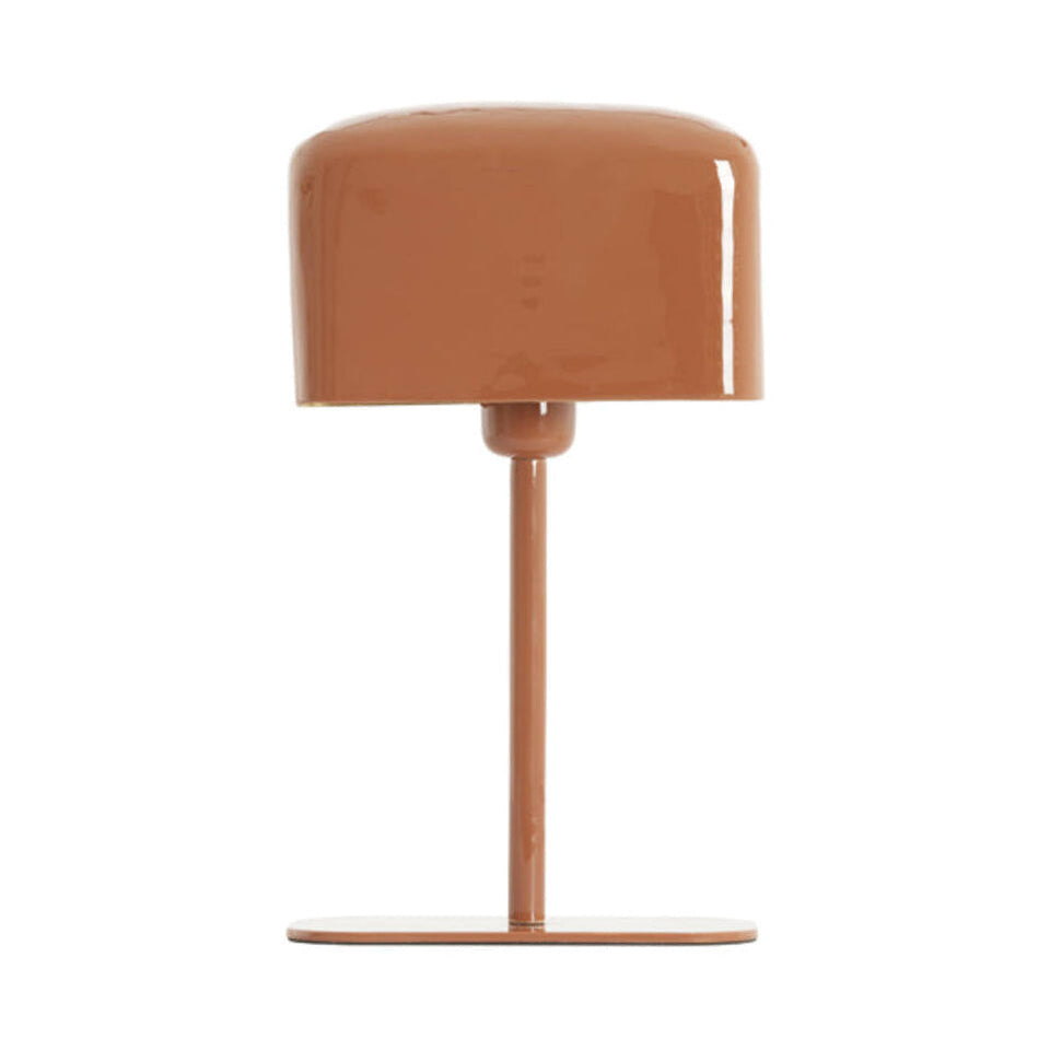 Elenie Gloss Dark Orange Metal Table Lamp