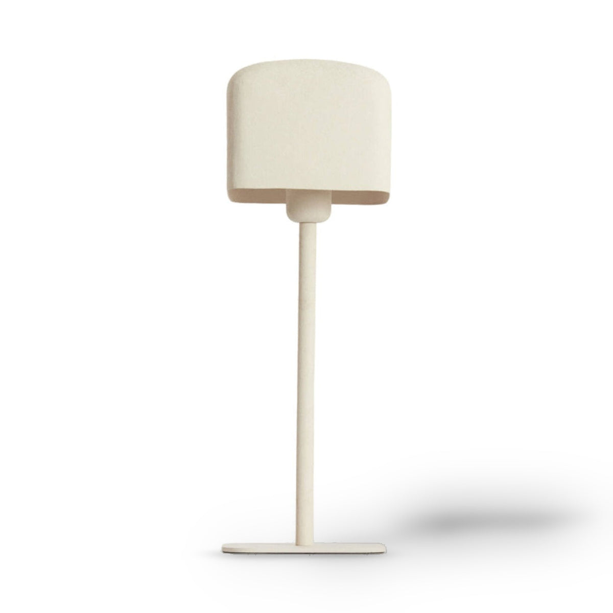 Elenie Matt Light Pink Metal Table Lamp 46cm
