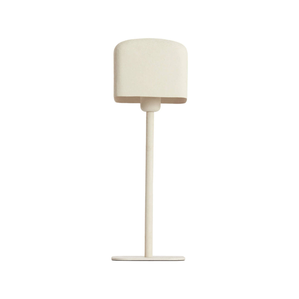 Elenie Matt Light Pink Metal Table Lamp 46cm