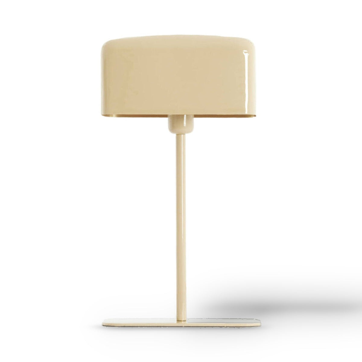 Elenie Gloss Sand Metal Table Lamp 48cm