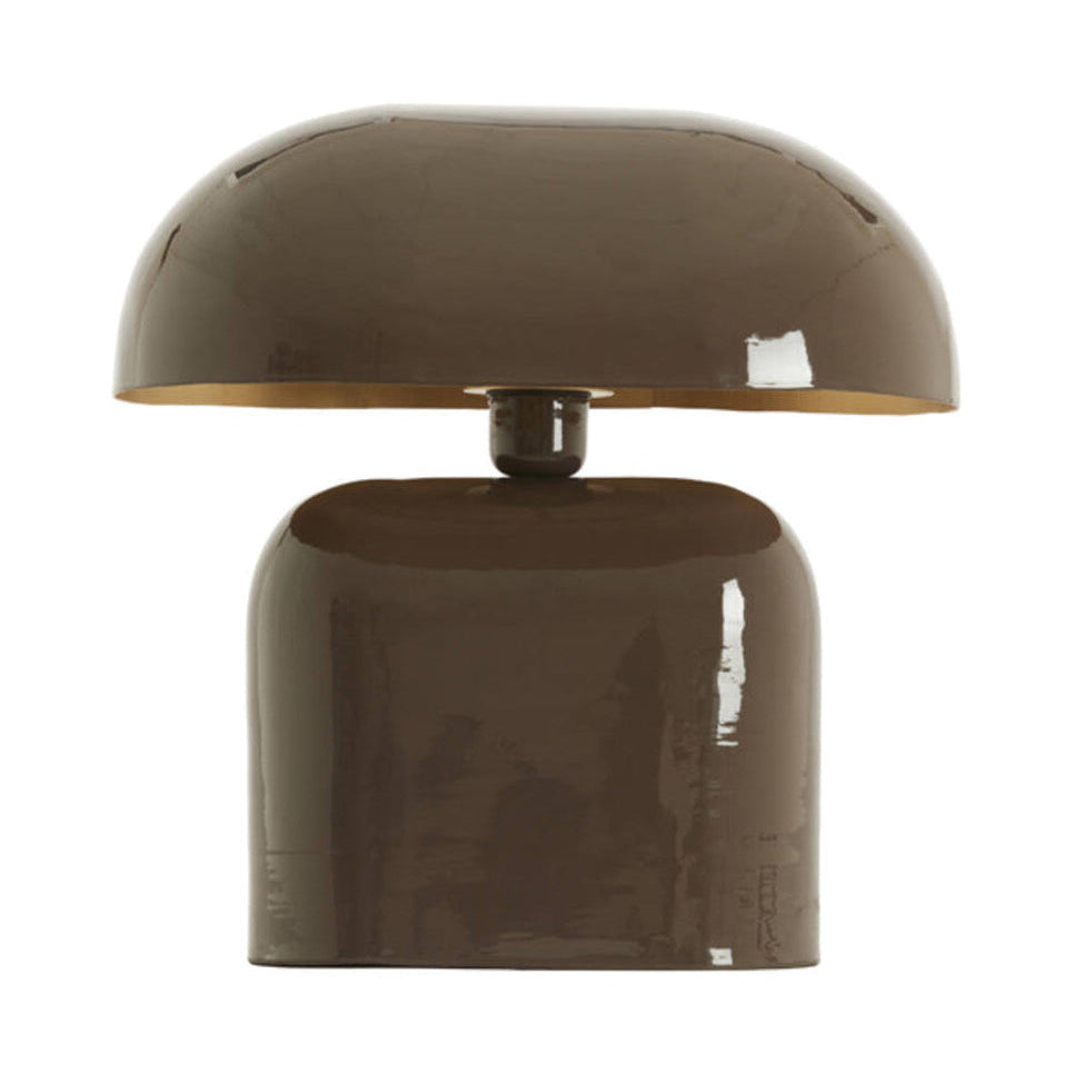 Todd Gloss Dark Brown Metal Table Lamp