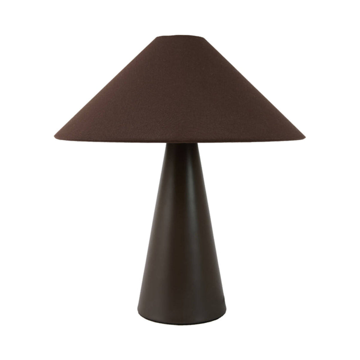 Dolore Dark Brown Linen Table Lamp