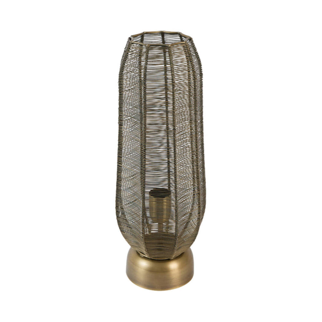 Samret Antique Bronze Metal Table Lamp 46cm