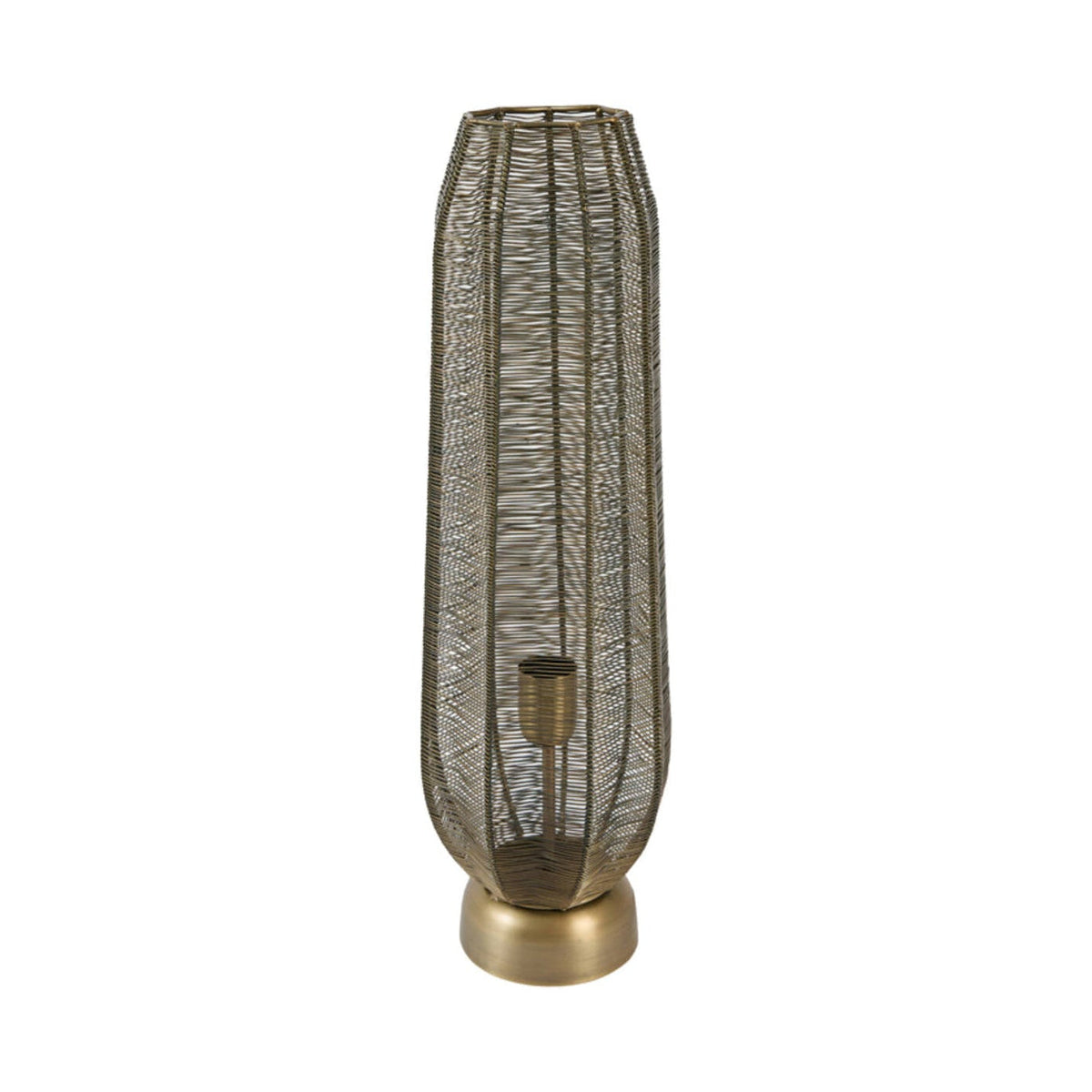 Samret Antique Bronze Metal Table Lamp 60cm