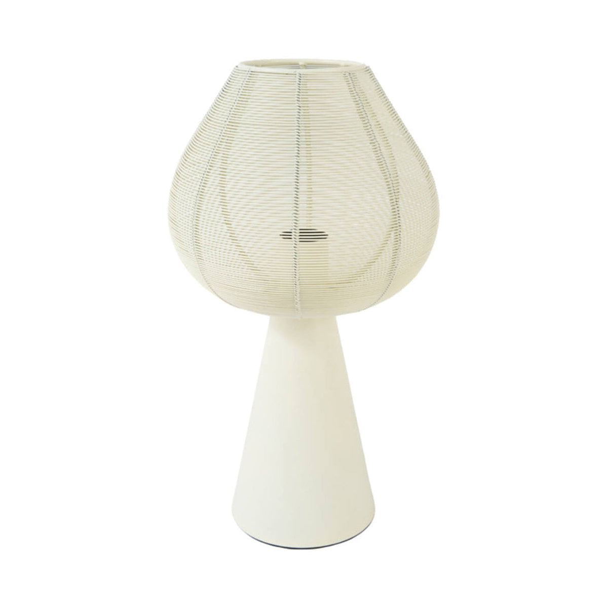 Maret Matt Cream Metal Table Lamp