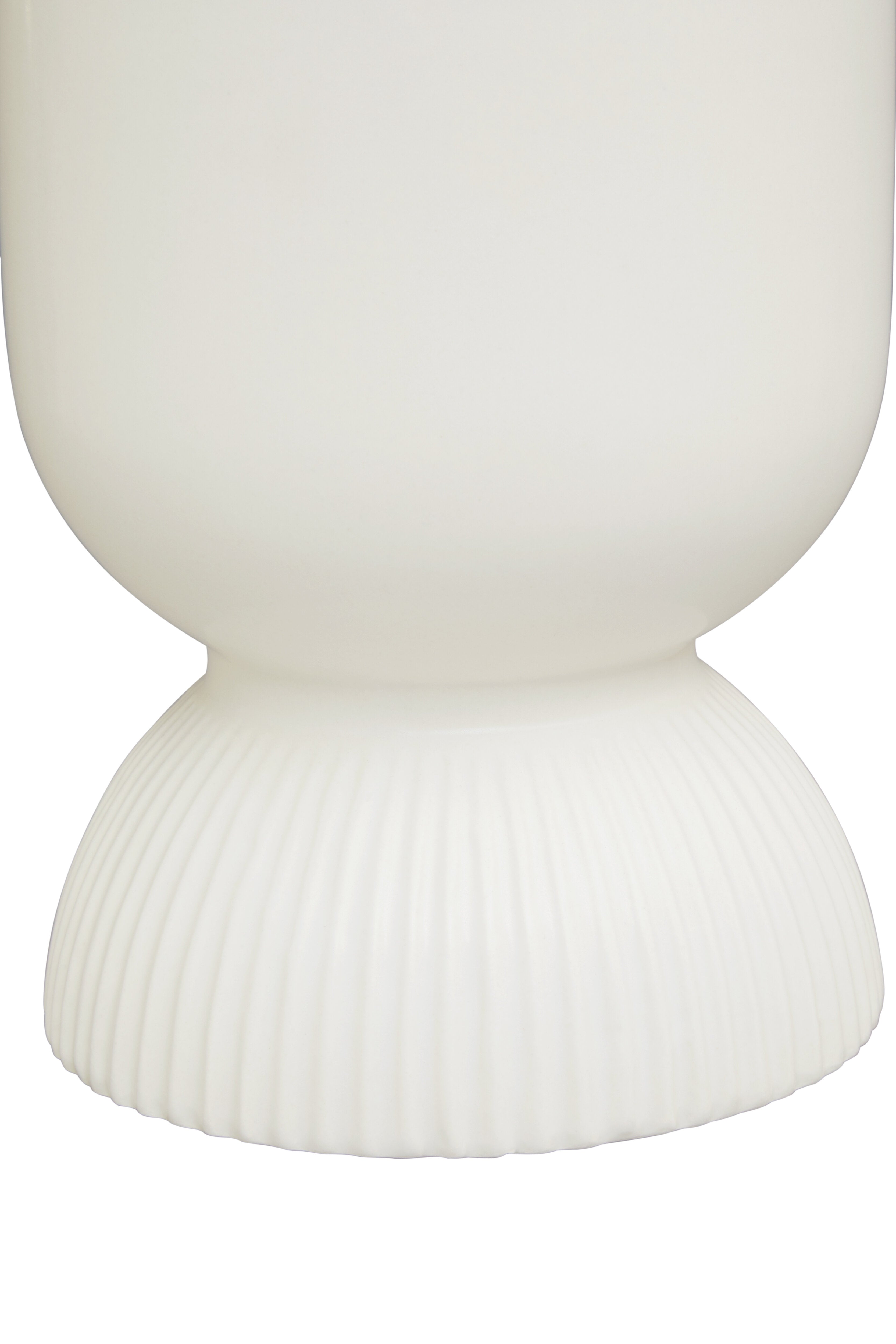 Tabor White Stoneware Planter