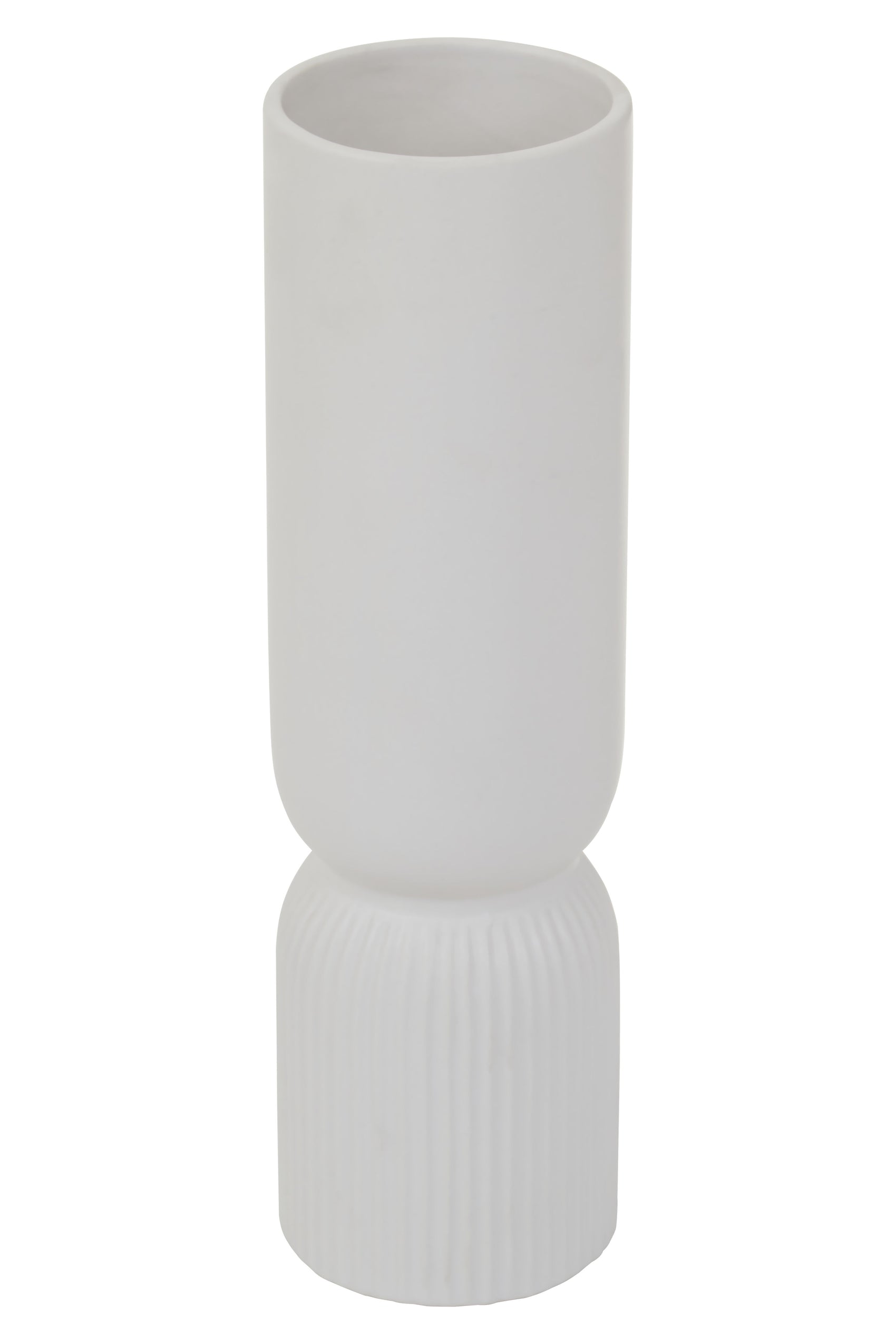 Tabor White Stoneware Vase