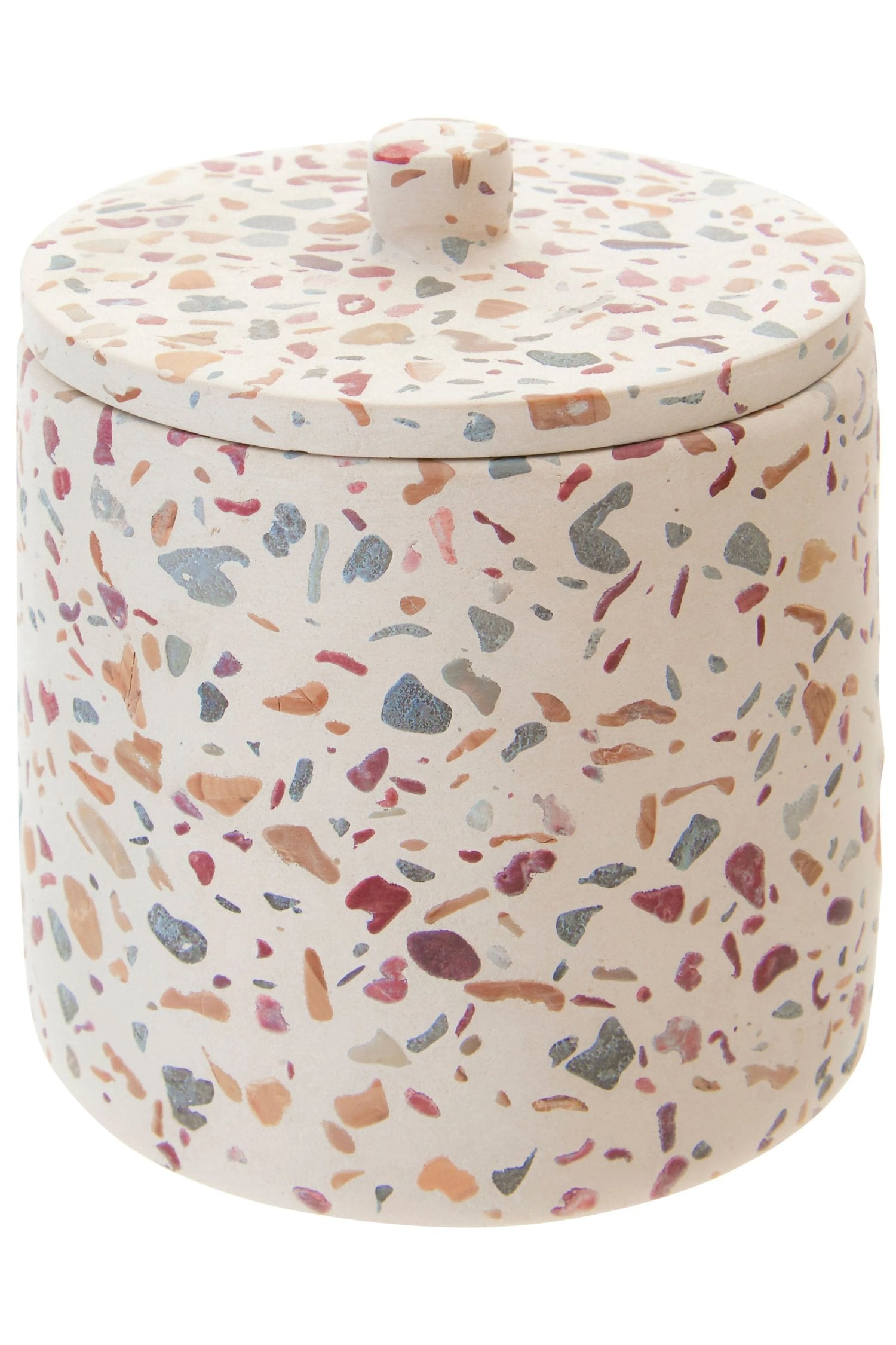 Veneto Terrazzo Effect Concrete Cotton Storage Jar