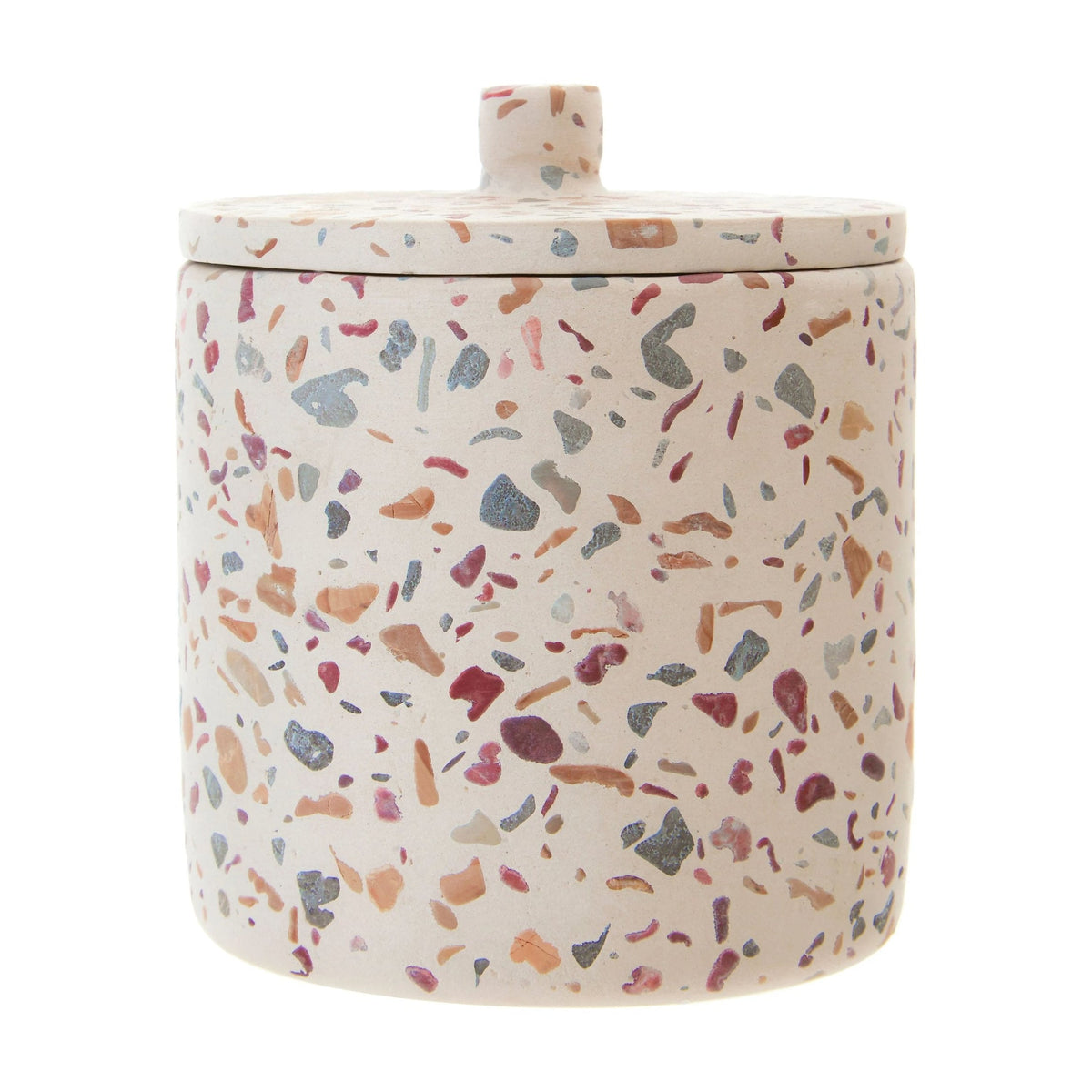 Veneto Terrazzo Effect Concrete Cotton Storage Jar