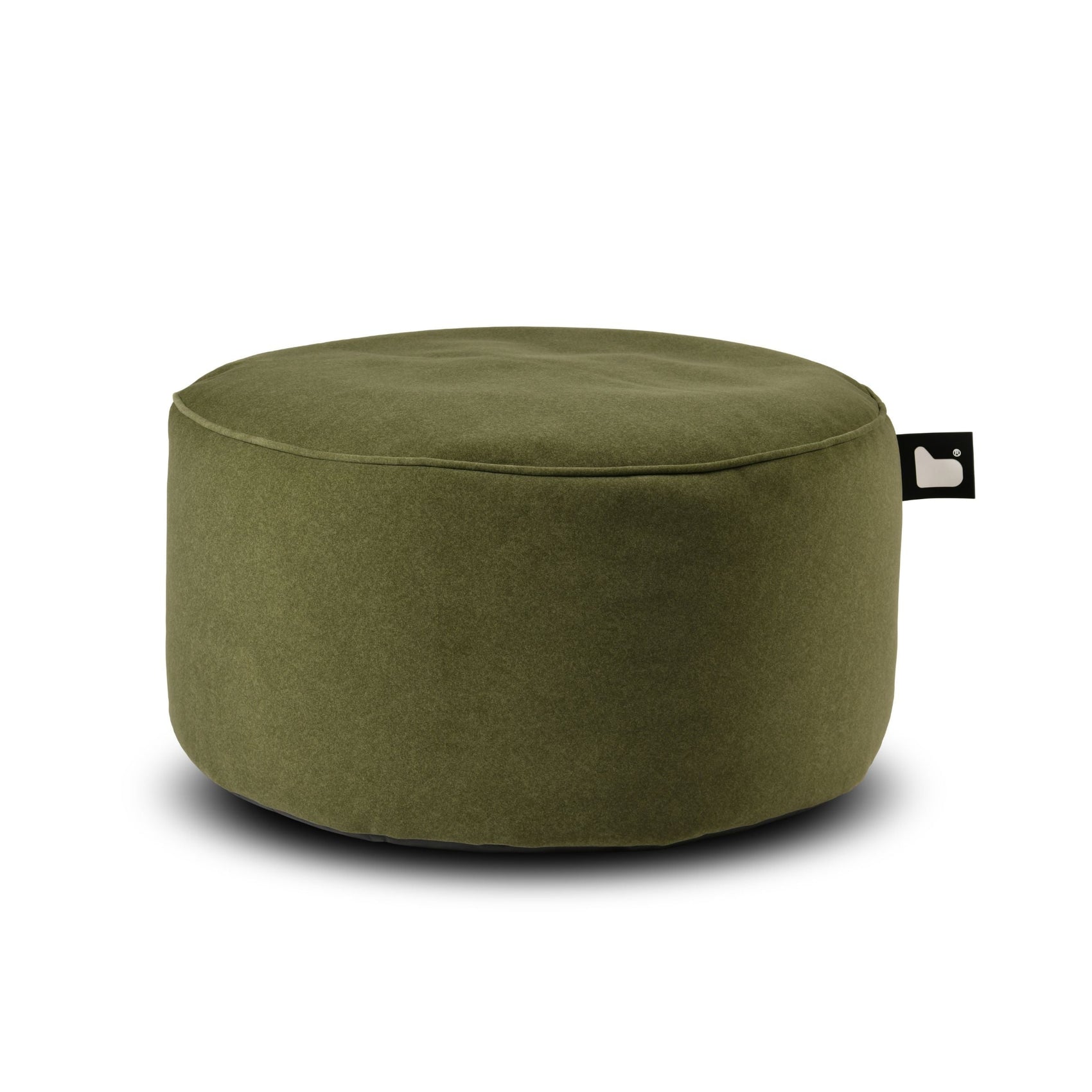 Extreme Lounging B-Pouffe Brushed Suede Moss Green