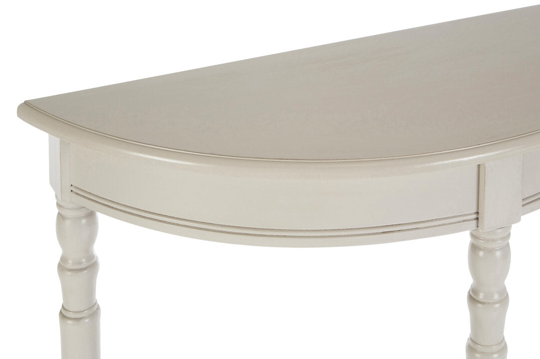 Donata Grey Putty Pine Wood Console Table