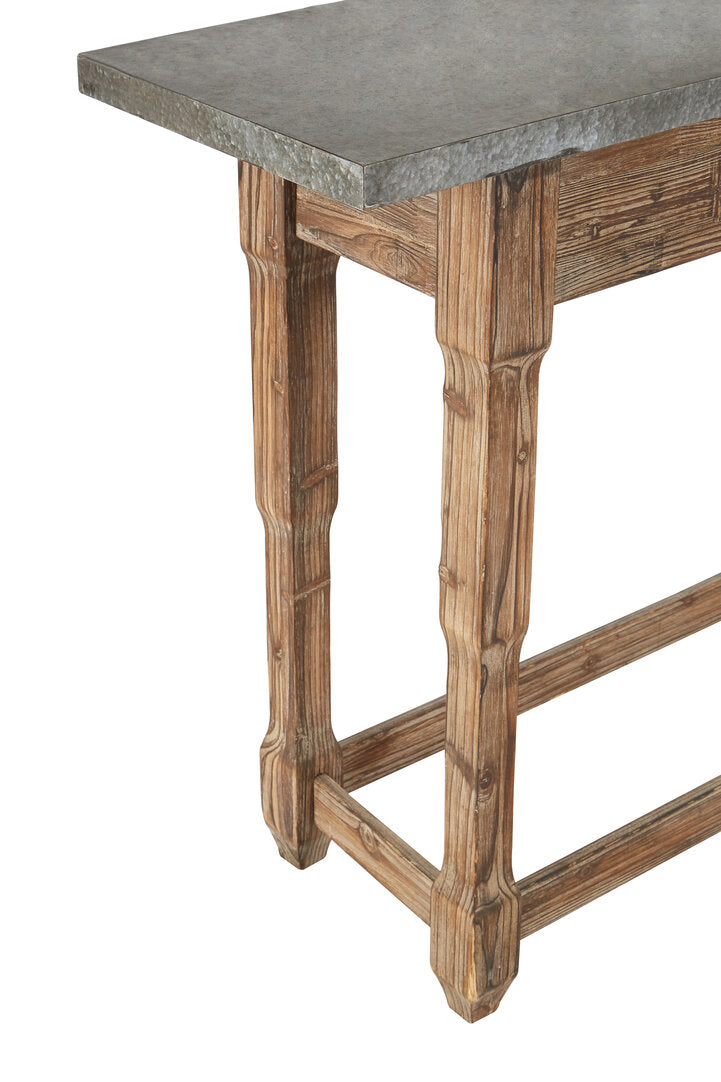 Rosado Antique Wood Finish Console Table