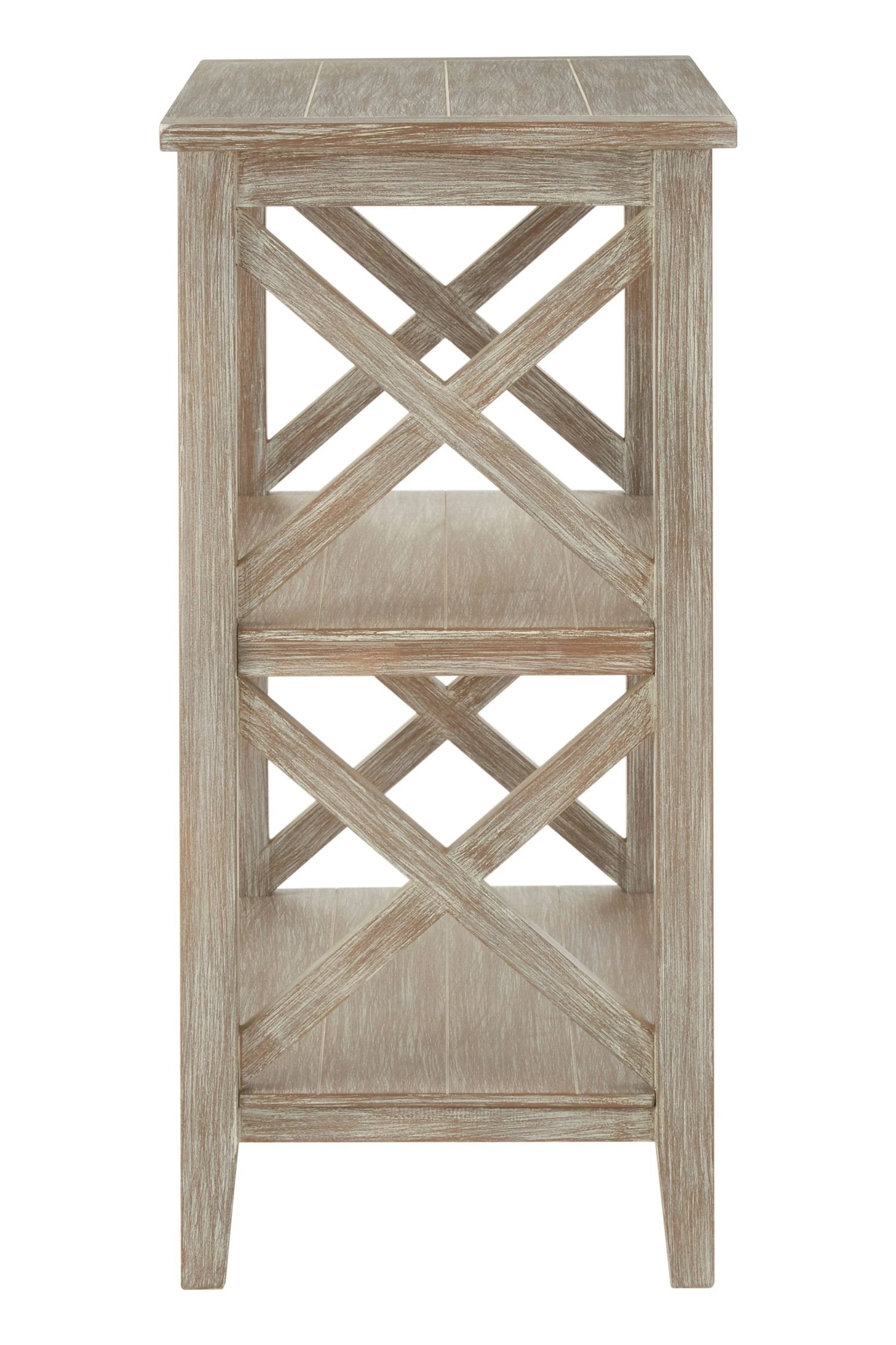 Chelsea 2 Tier Natural Wash Wood Bookshelf