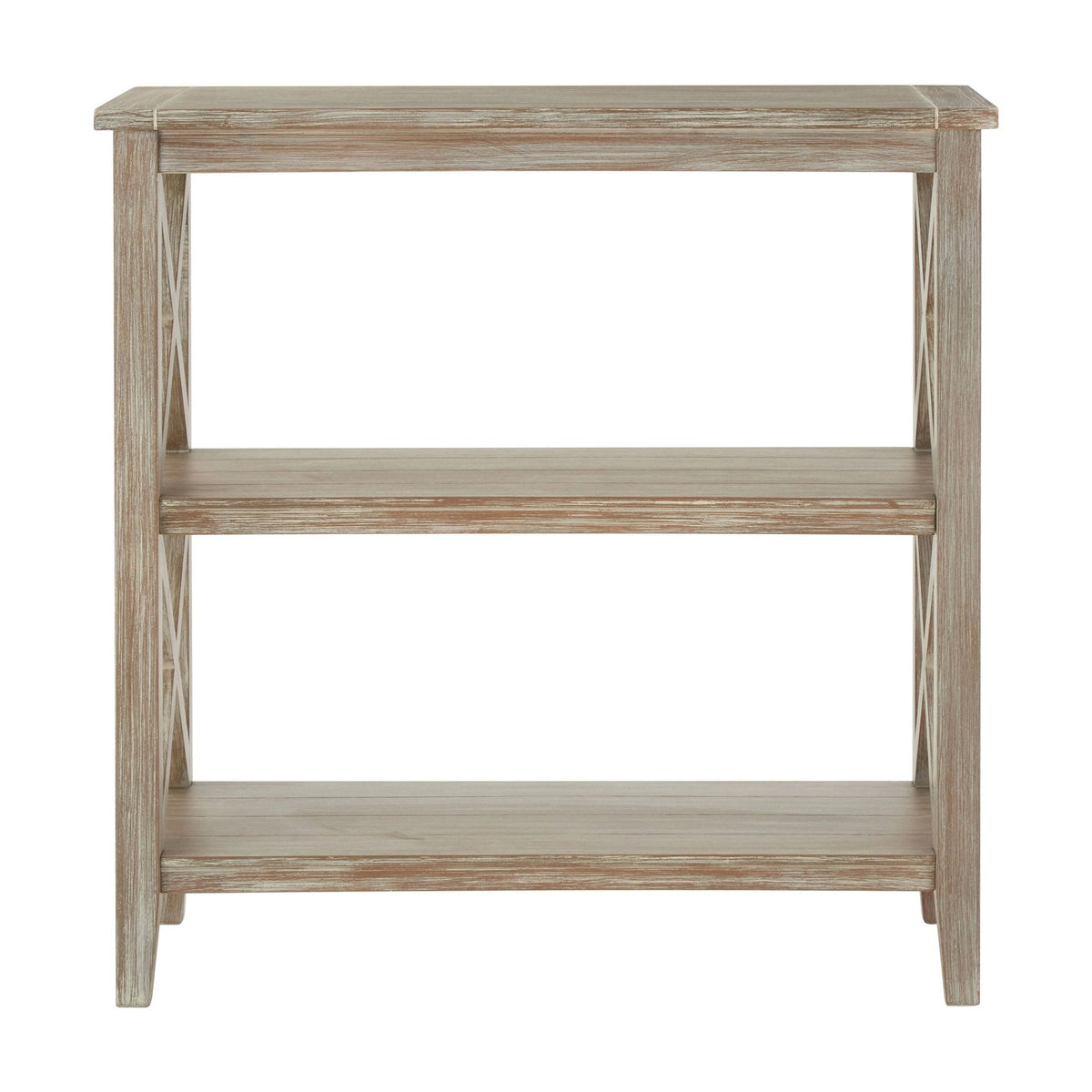 Chelsea 2 Tier Natural Wash Wood Bookshelf