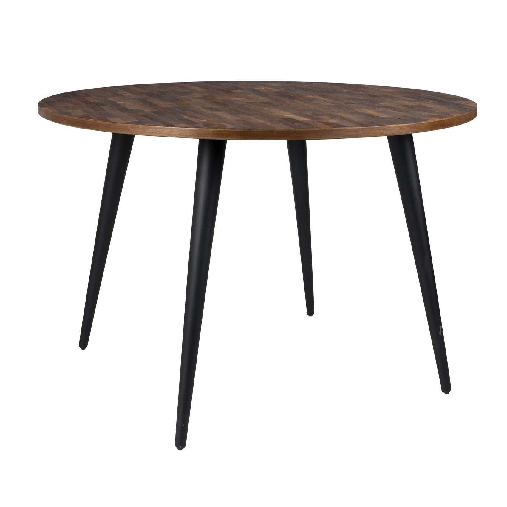 Mo Natural Teak Wood Round Dining Table