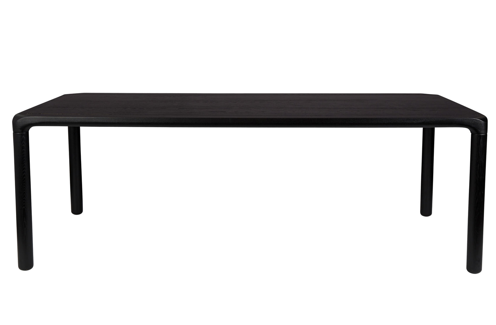 Zuiver Storm Black Oak Wood Rectangle Dining Table 220cm