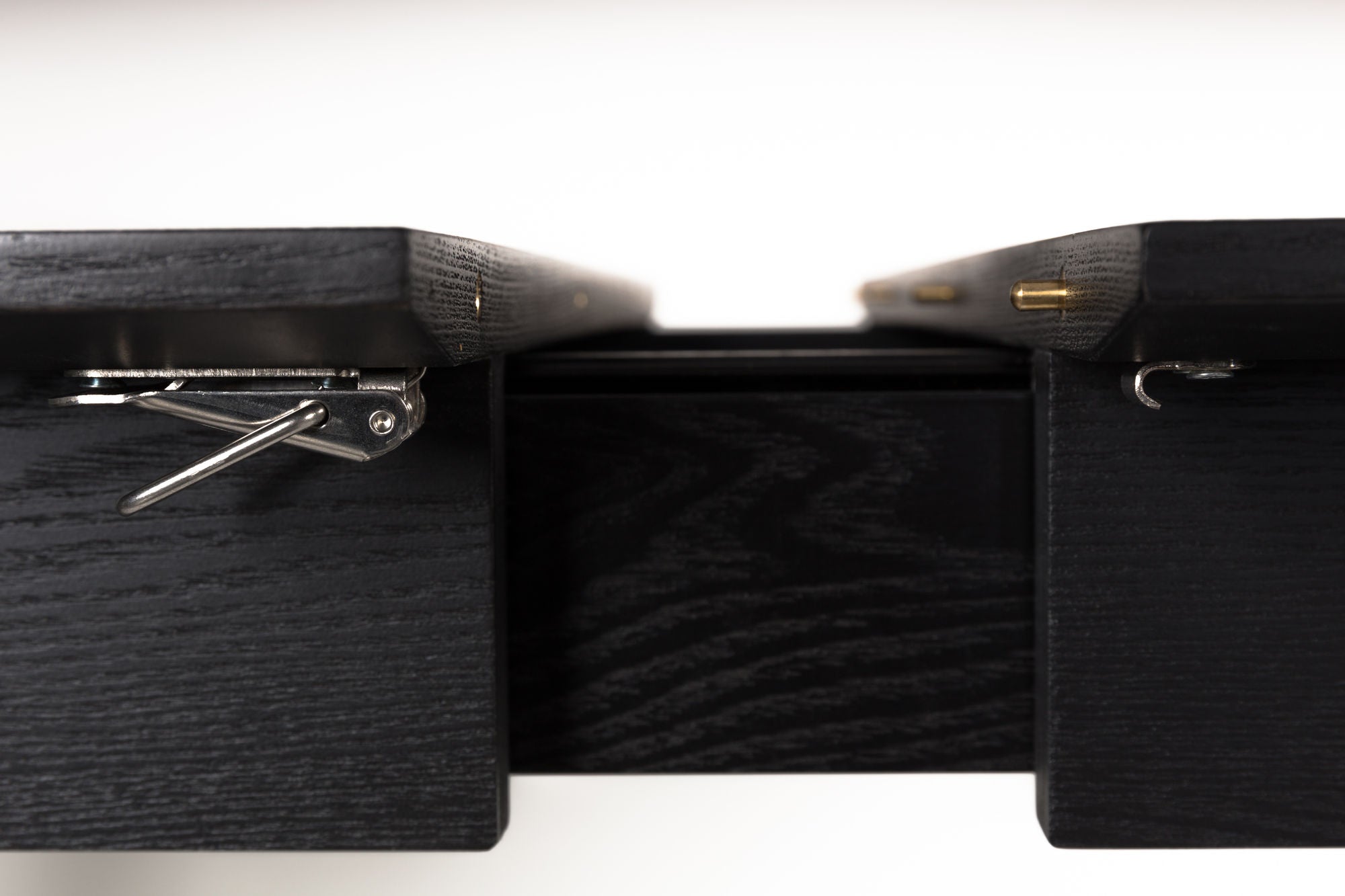 Zuiver Glimps Black Wood Extending Dining Table