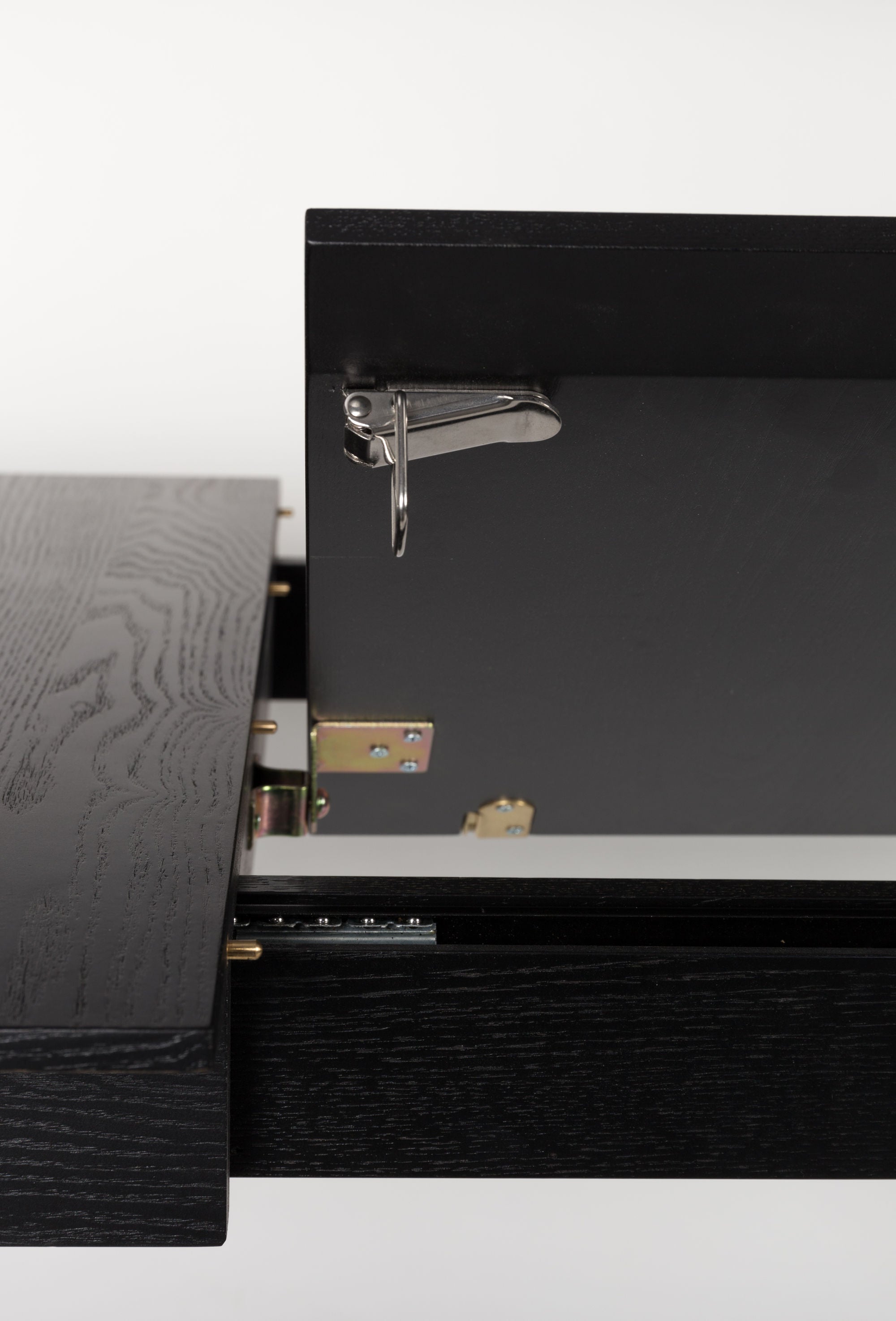 Zuiver Glimps Black Wood Extending Dining Table