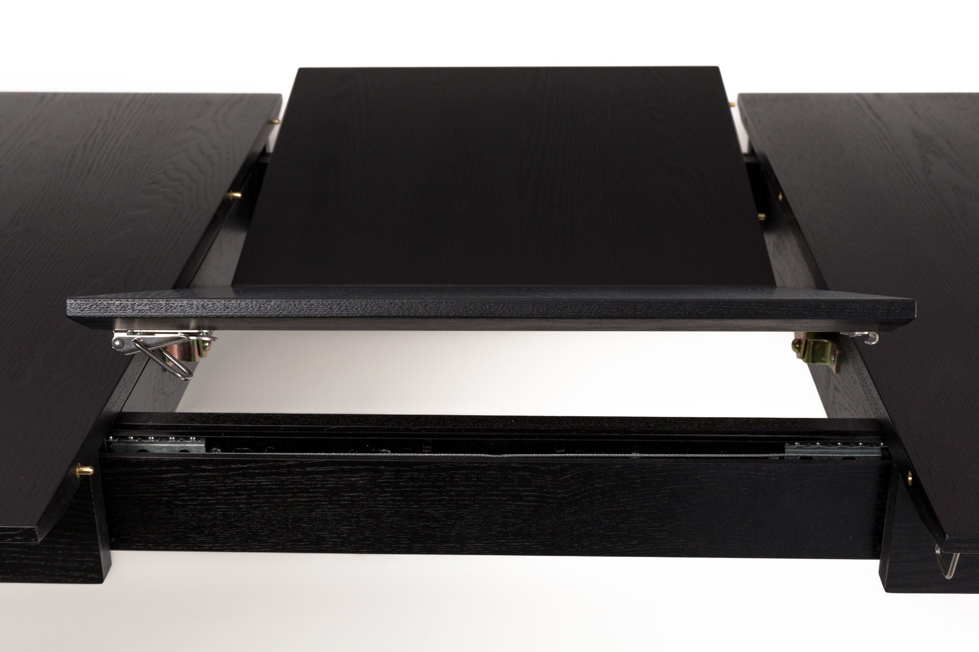 Zuiver Glimps Black Wood Extending Dining Table