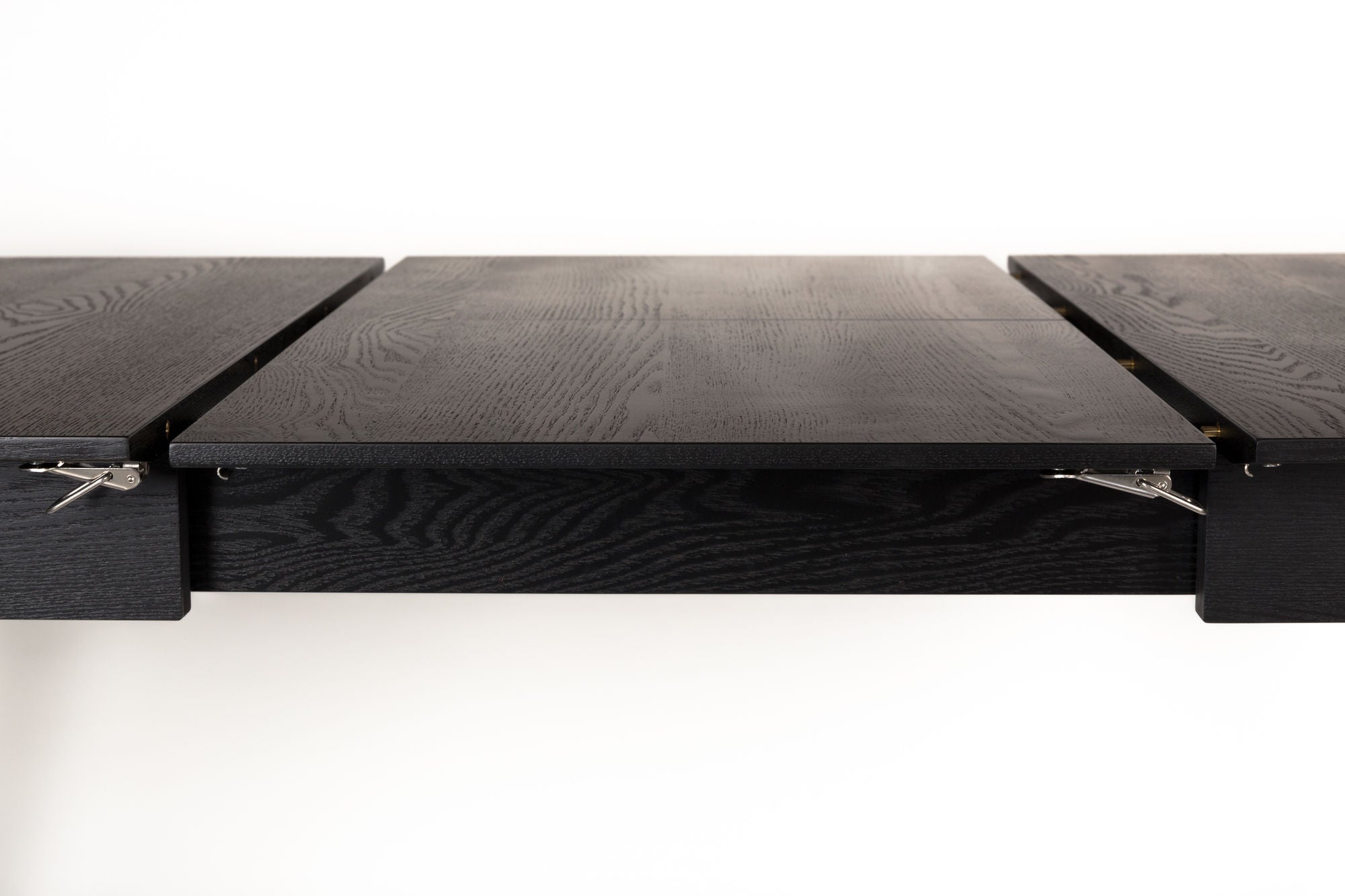 Zuiver Glimps Black Wood Extending Dining Table