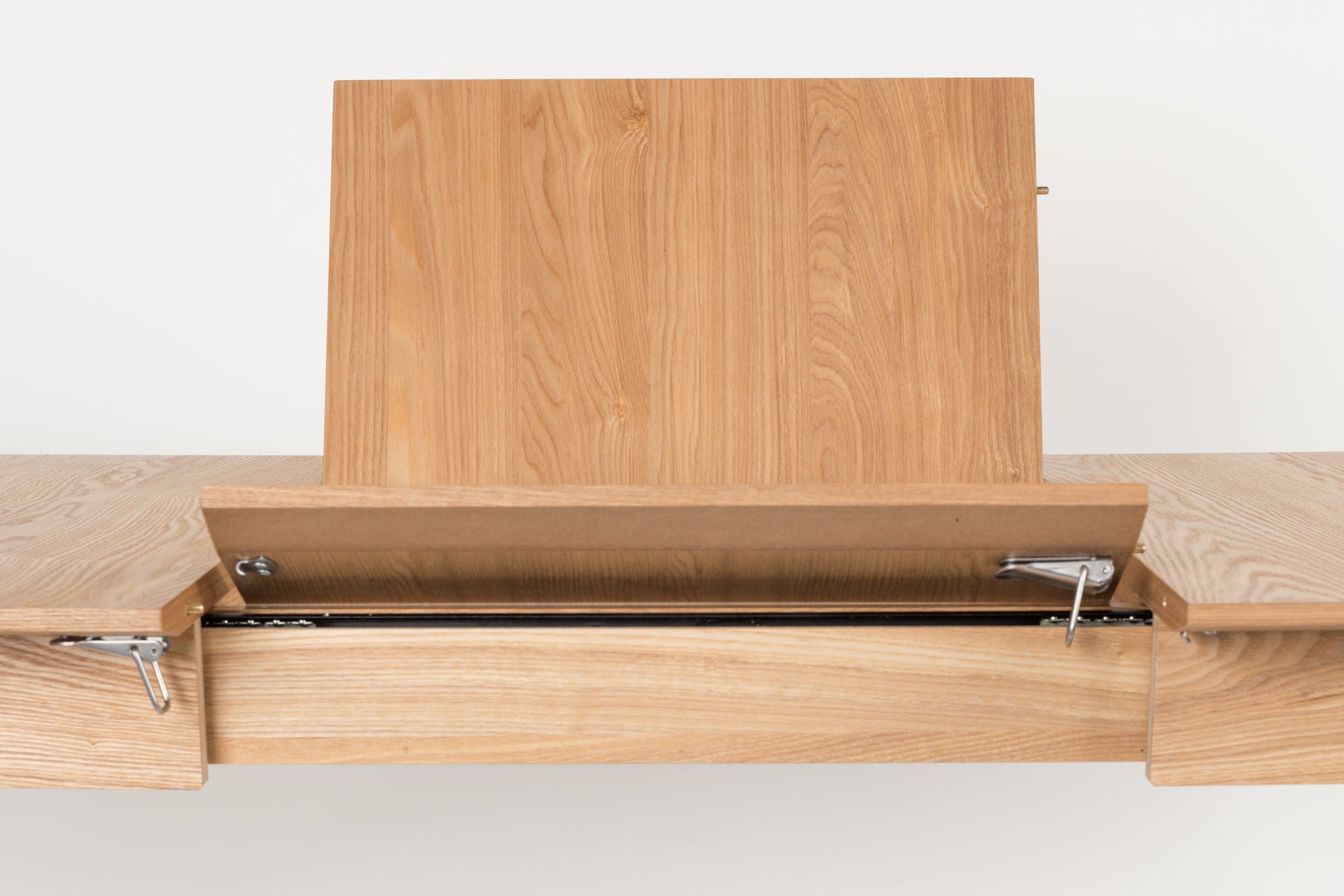 Zuiver Glimps Natural Wood Extending Dining Table 180cm