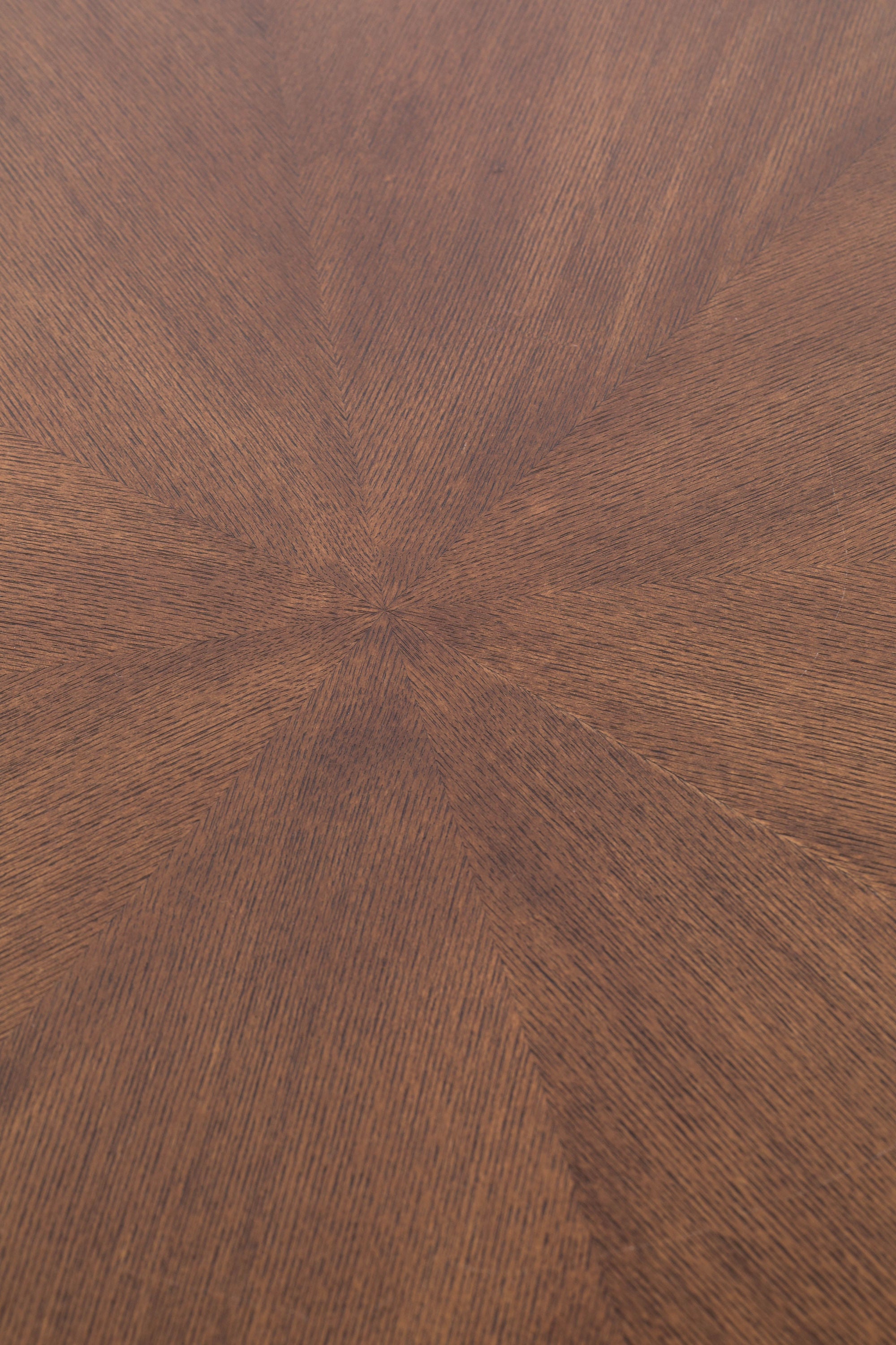 Denise Brown Wood & Gold Round Dining Table