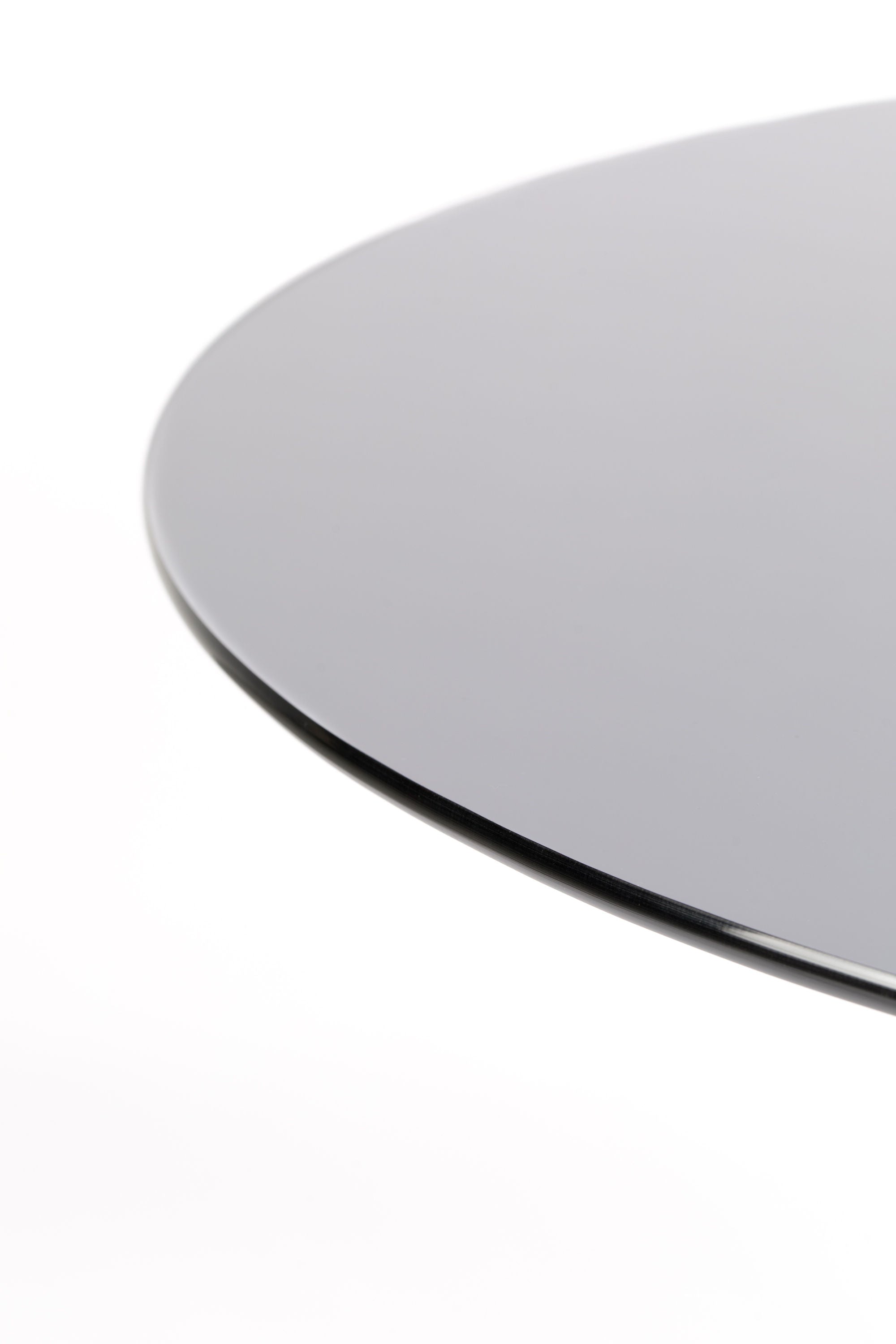 Floris Gold & Smoked Glass Round Dining Table