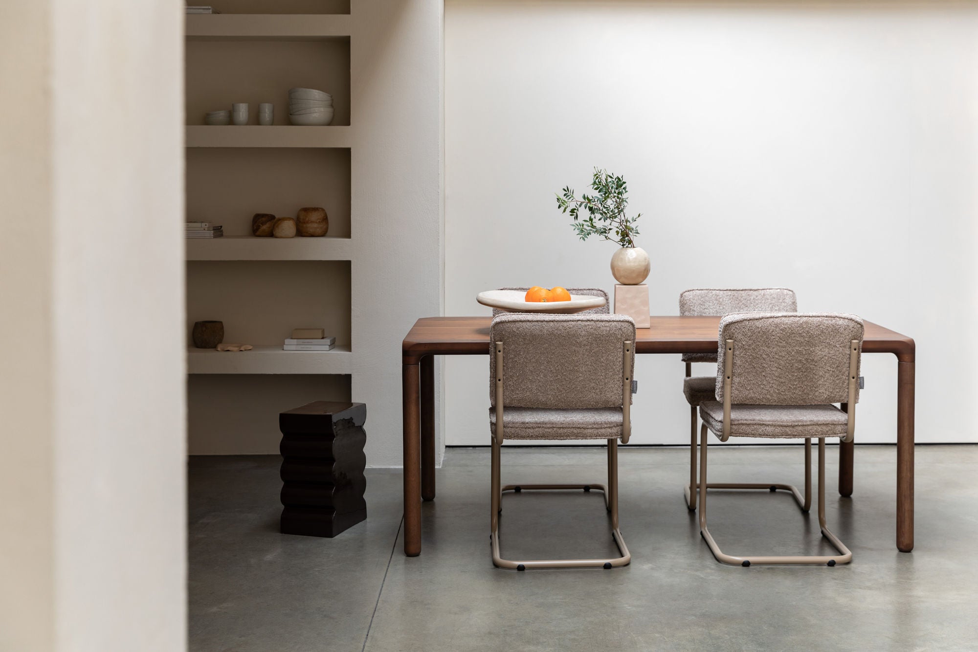 Zuiver Storm Walnut Wood Rectangle Dining Table 180cm