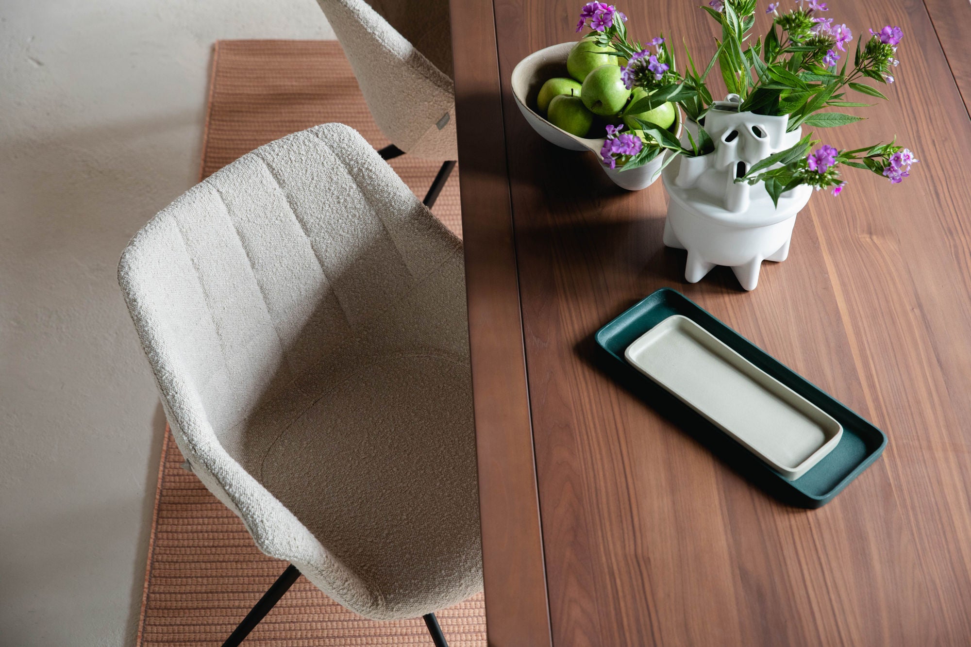 Zuiver Storm Walnut Wood Rectangle Dining Table 180cm