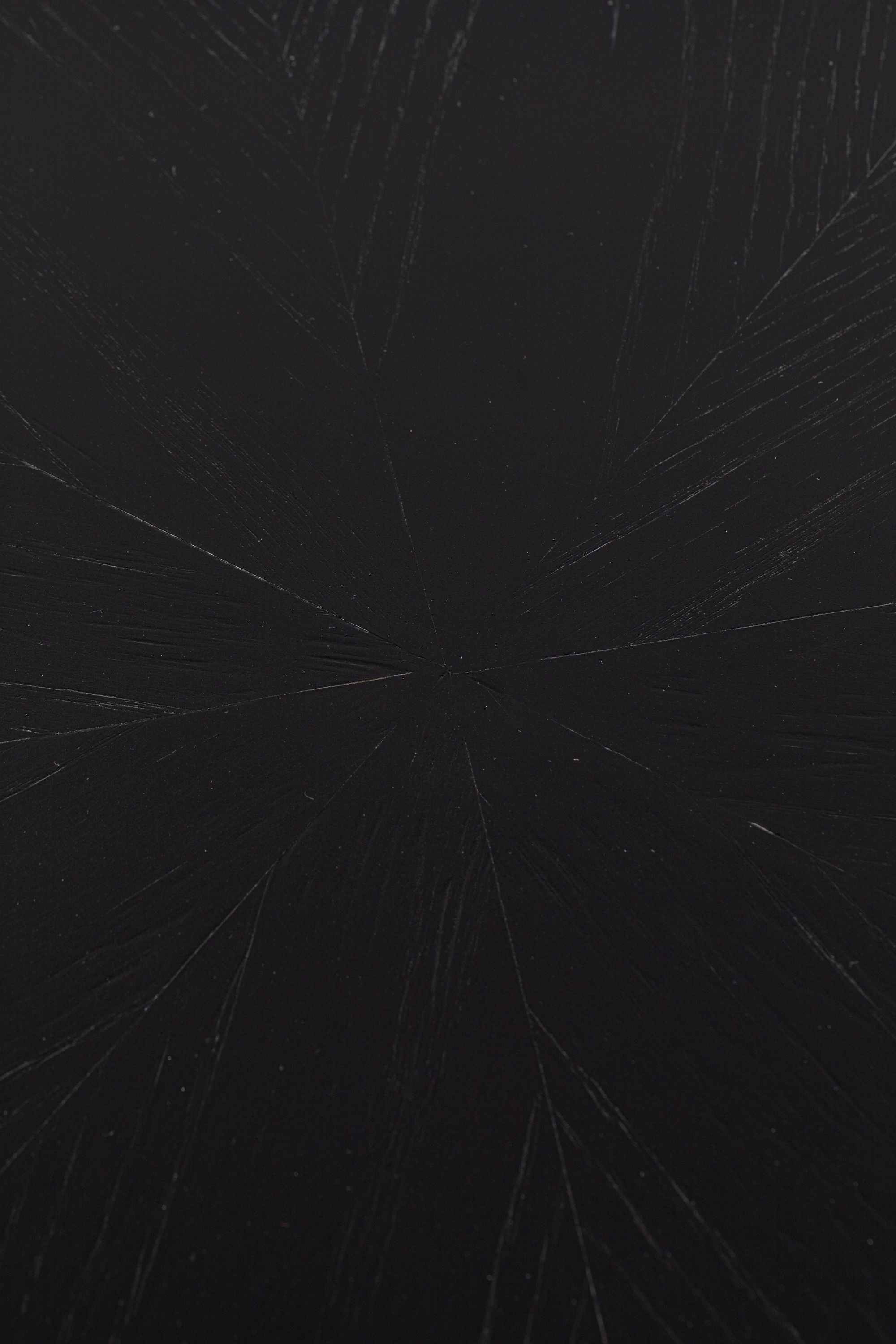 Fabio Black Wood Round Dining Table 100cm