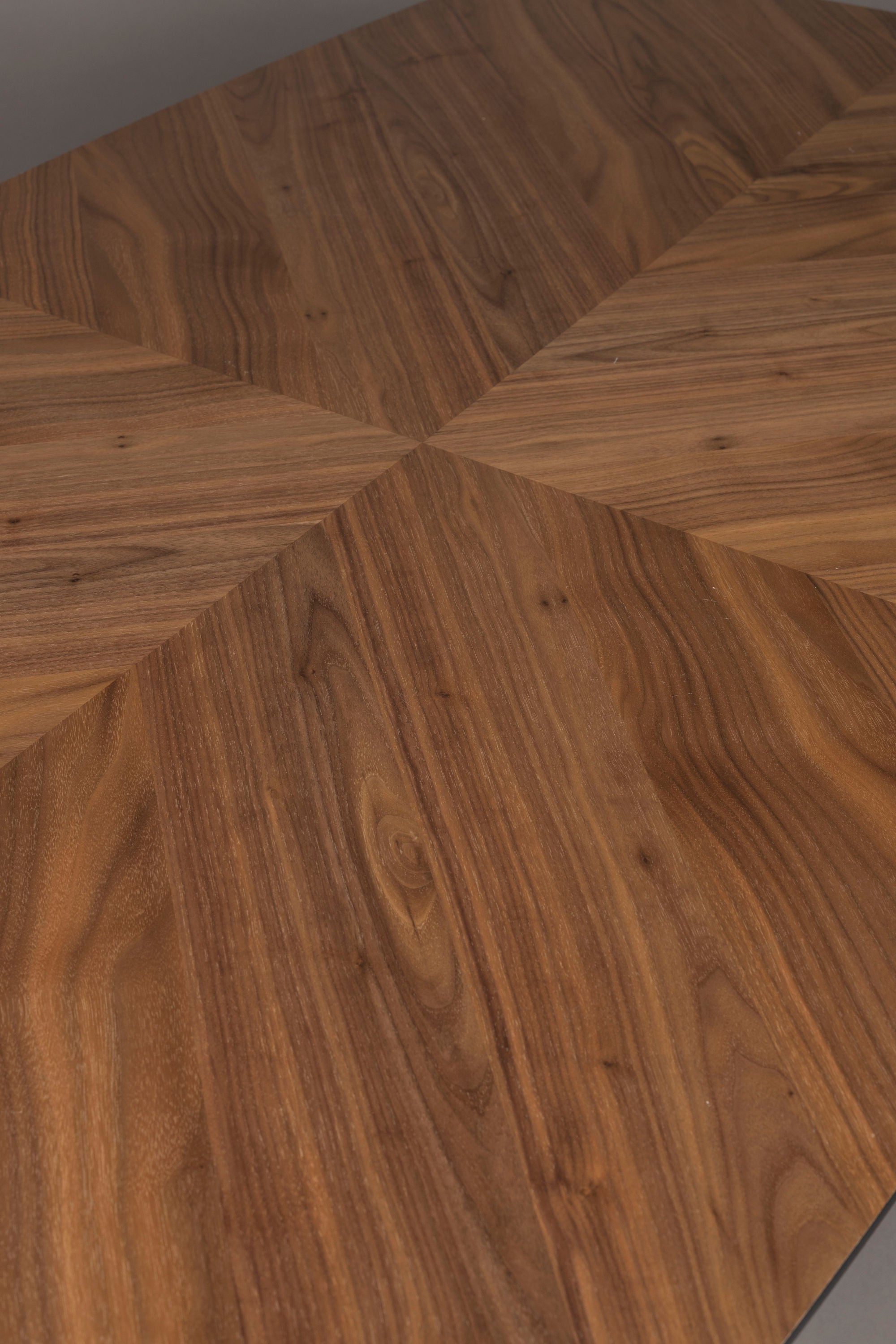 Dutchbone Clover Brown Wood Rectangle Dining Table 165cm