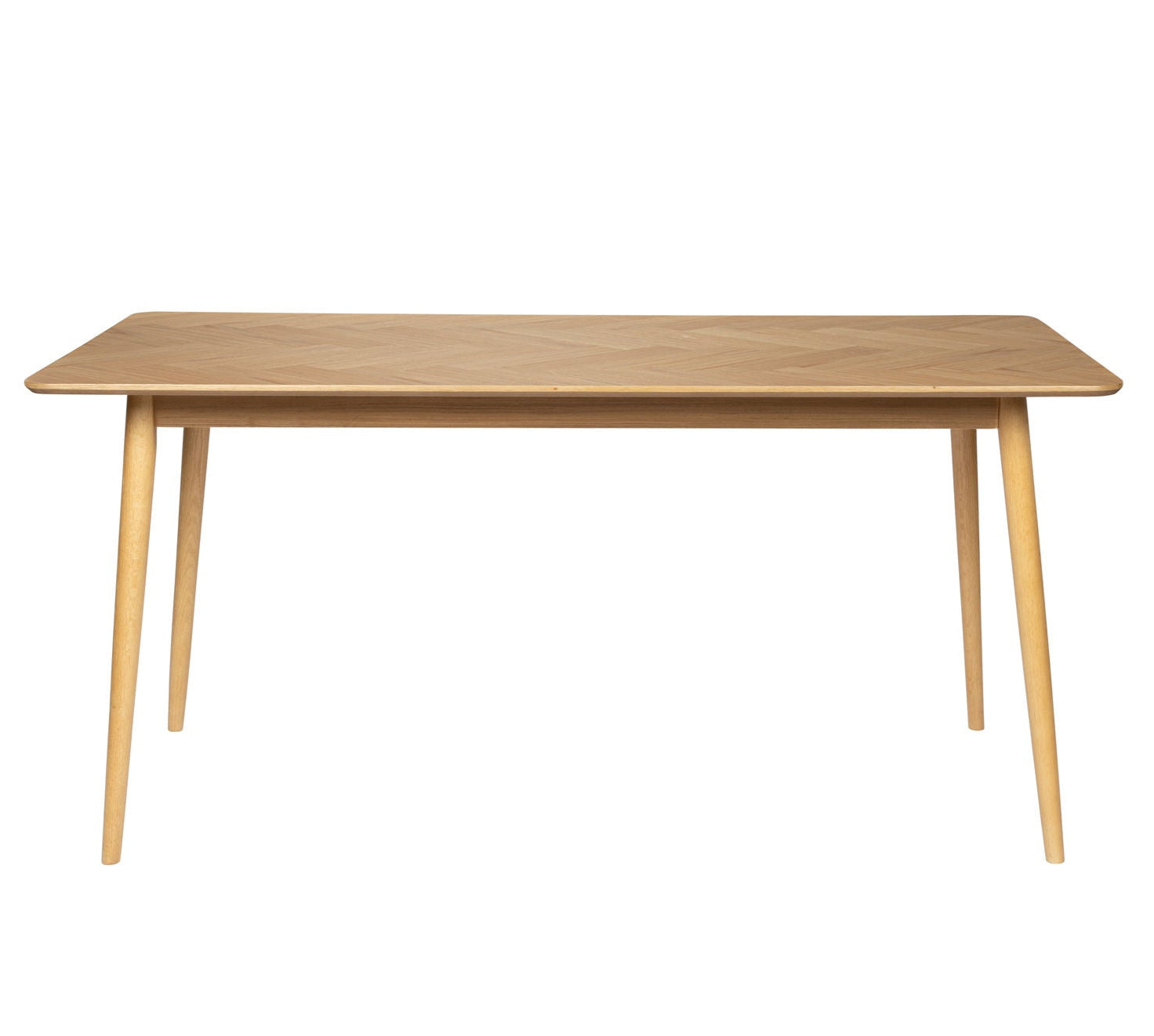 Fabio Natural Wood Rectangle Dining Table 160cm