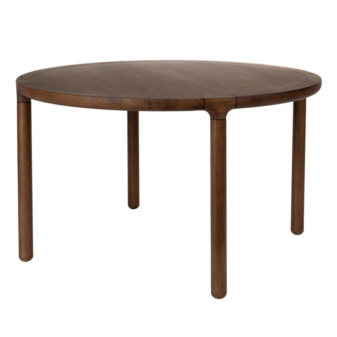 Zuiver Storm Walnut Brown Wood Round Dining Table