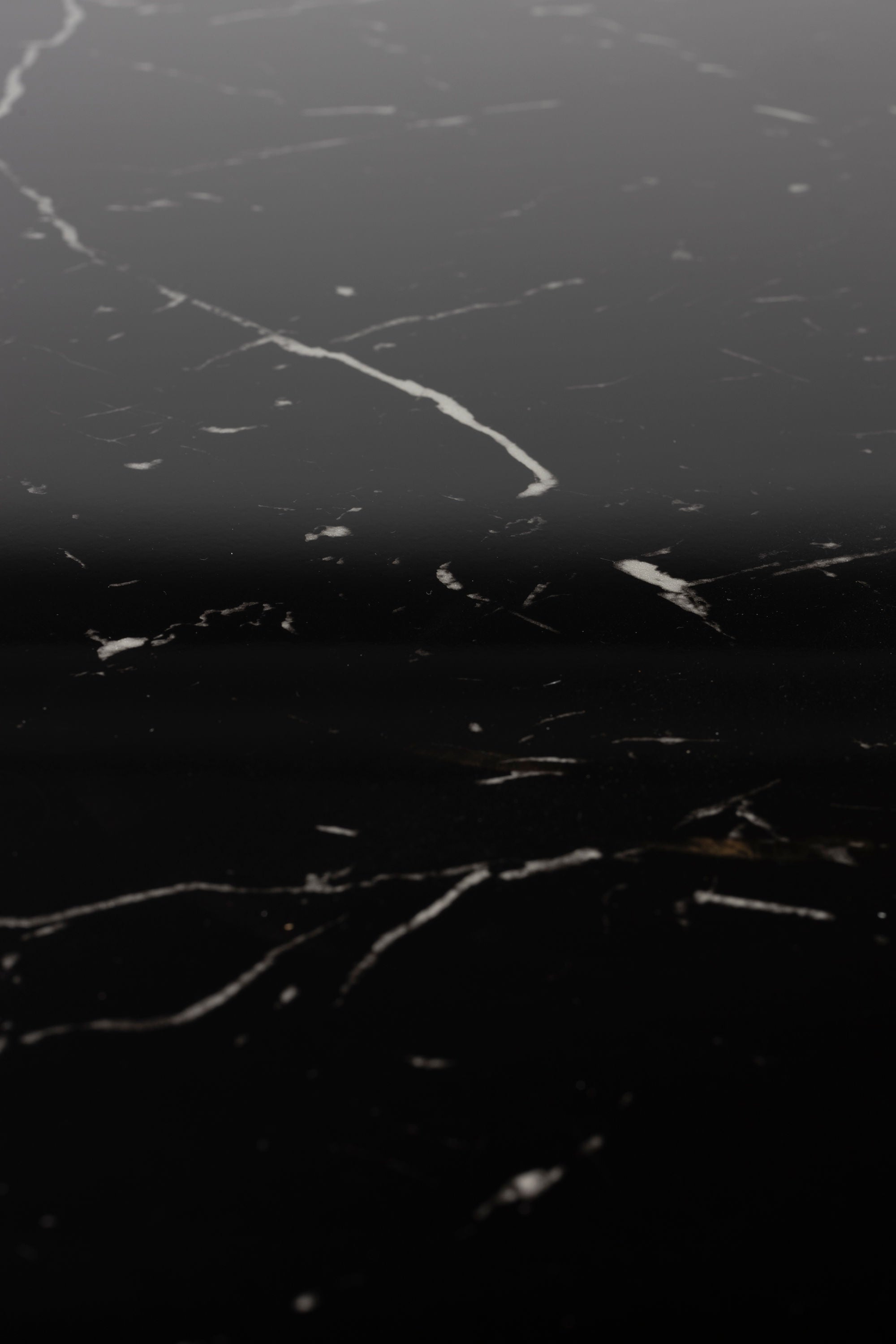 Maru Black Marble Round Dining Table