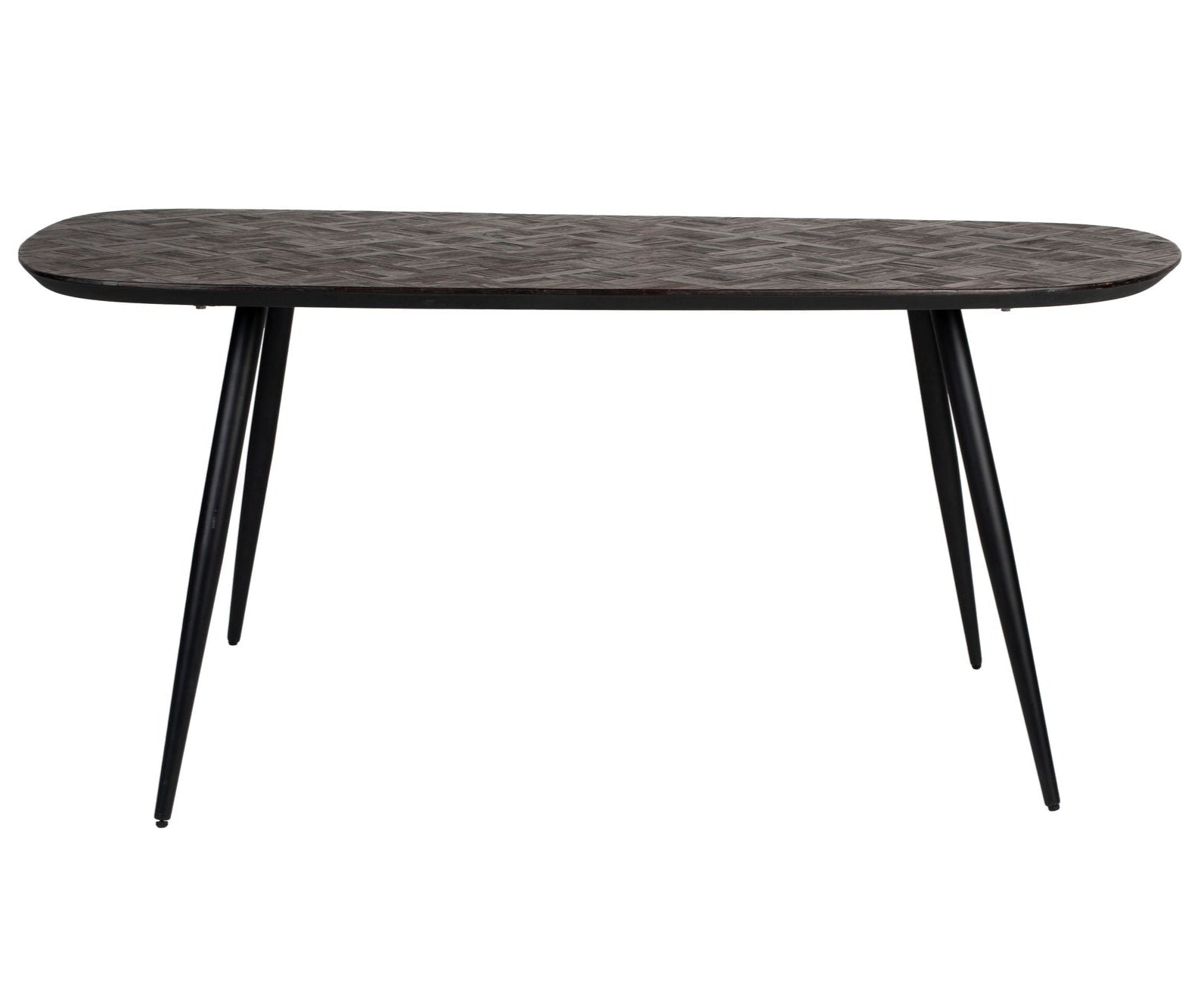 Webster Brown Teak Wood Rectangle Dining Table