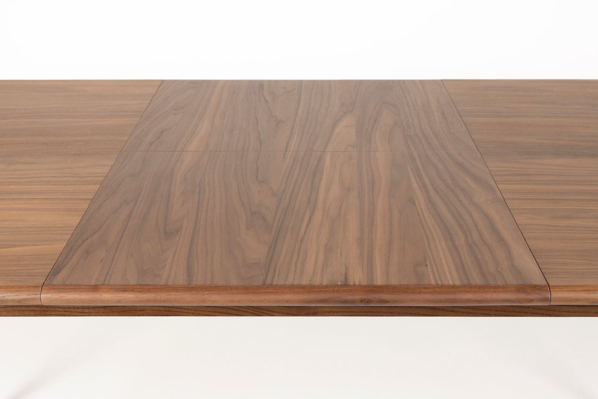Zuiver Twist Walnut Brown Wood Extending Rectangle Dining Table