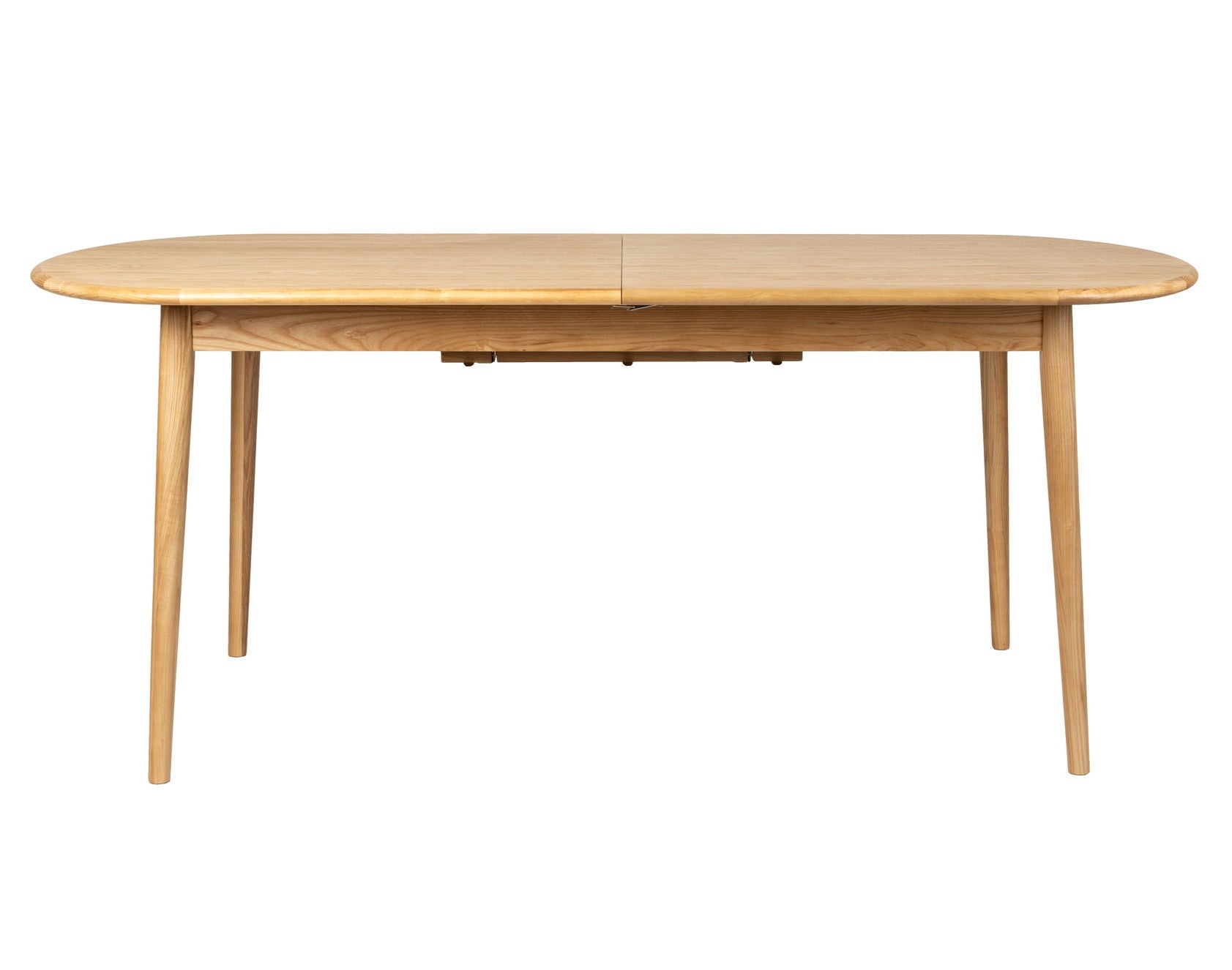 Zuiver Twist Natural Oak Wood Extending Oval Dining Table