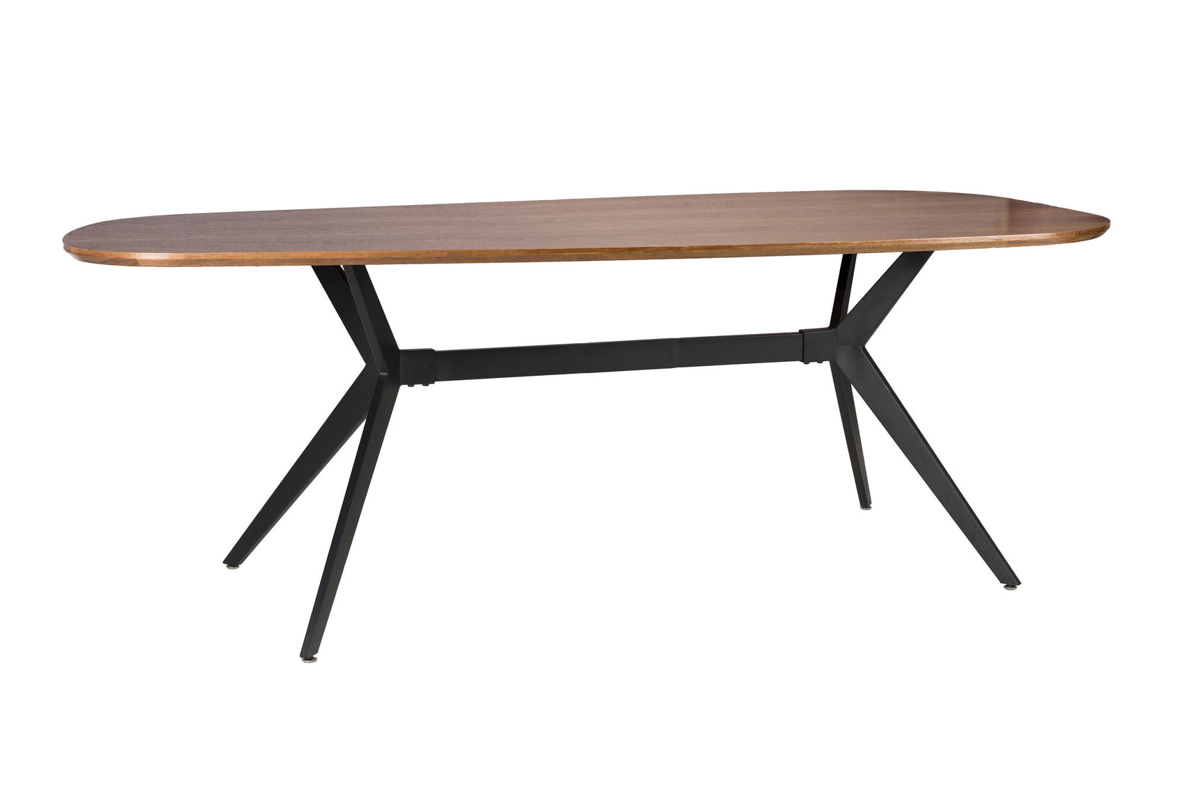 Chase Organic Walnut Brown Wood Rectangular Dining Table