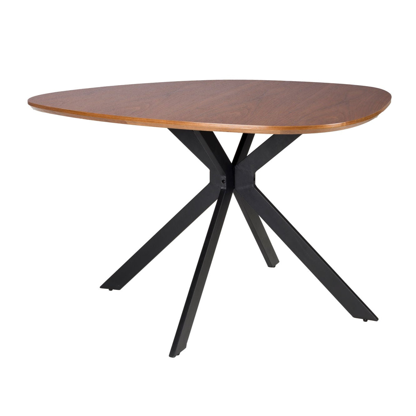Chase Organic Walnut Brown Wood Round Dining Table