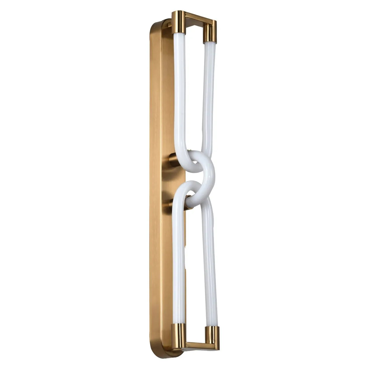 Richmond Interiors Lysa Brushed Gold Led Wall Light