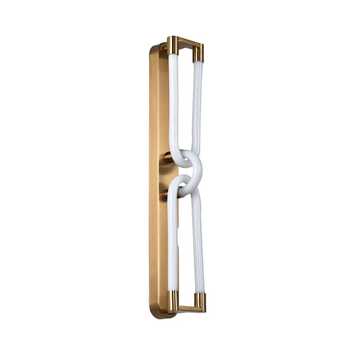 Richmond Interiors Lysa Brushed Gold Led Wall Light