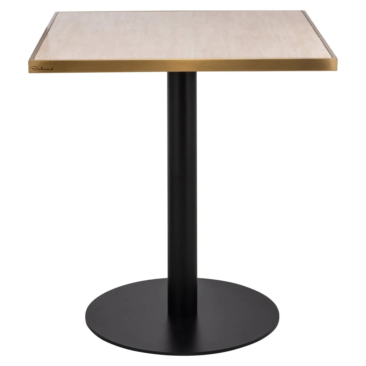 Richmond Interiors Brazza Travertine Square Bistro Table