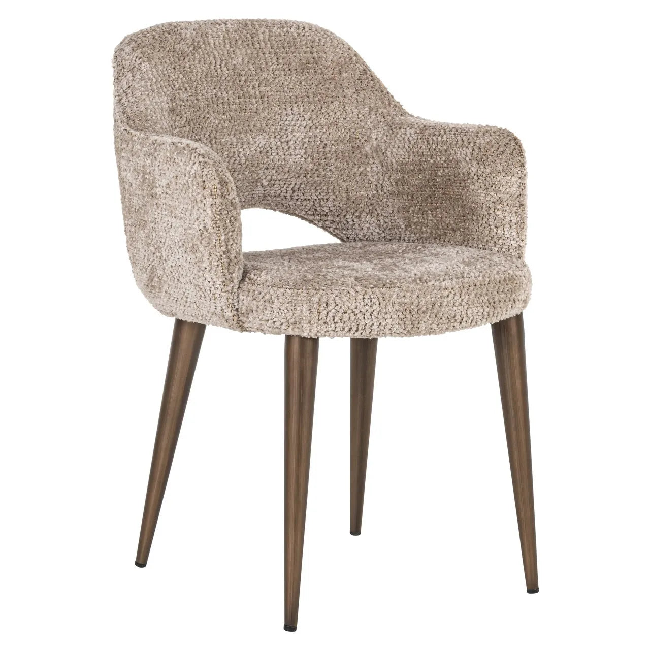 Richmond Interiors Delphina Taupe Boucle Dining Chair