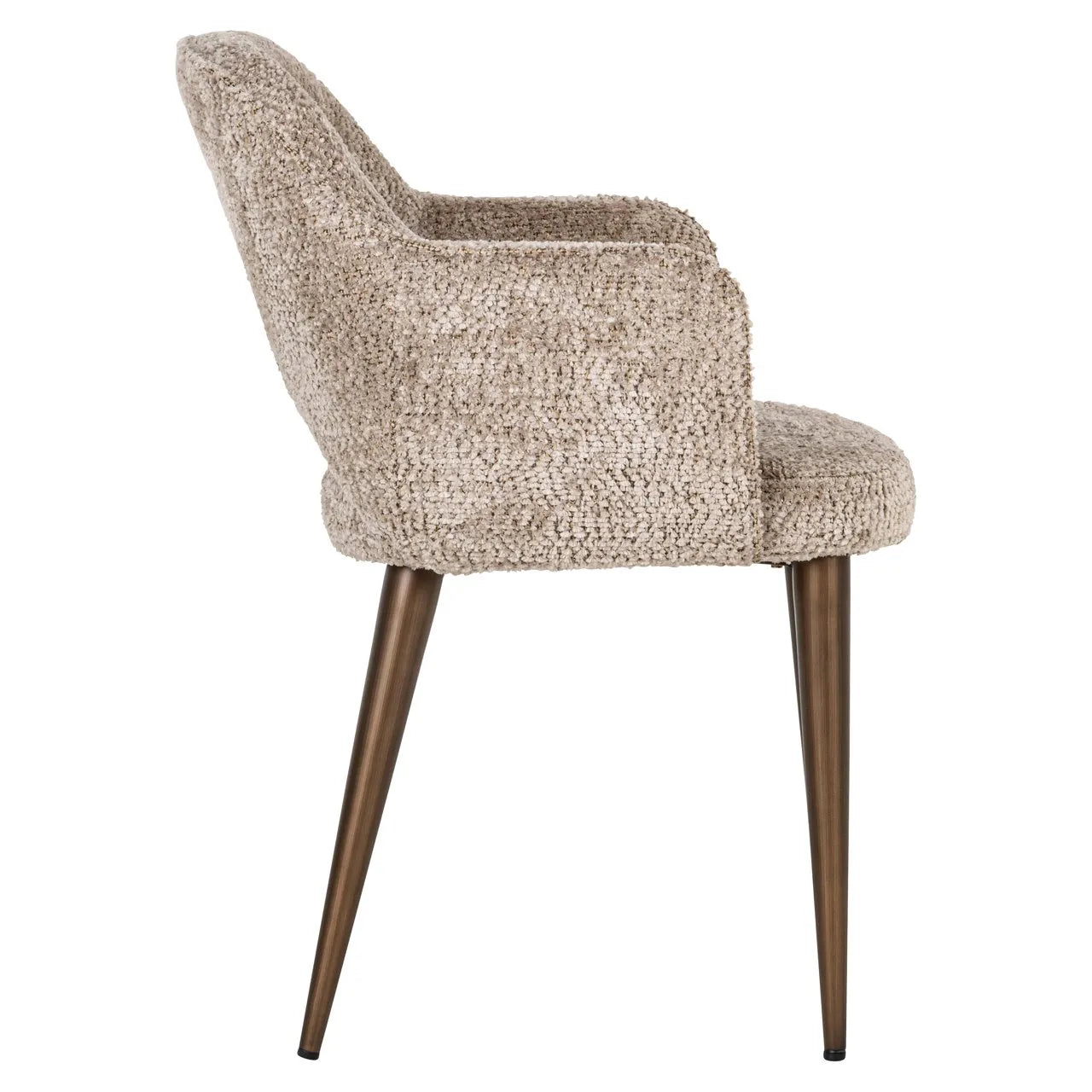 Richmond Interiors Delphina Taupe Boucle Dining Chair