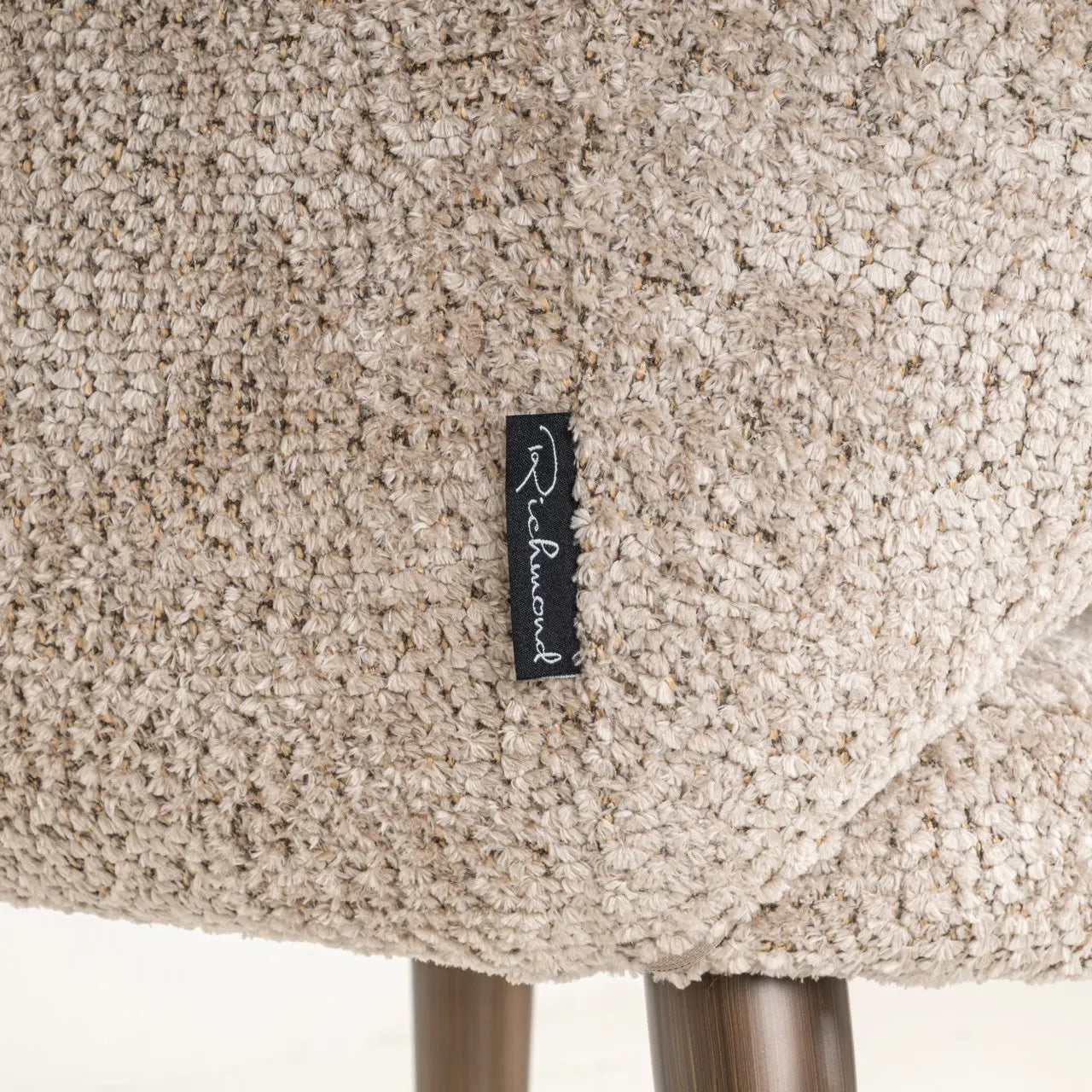 Richmond Interiors Delphina Taupe Boucle Dining Chair