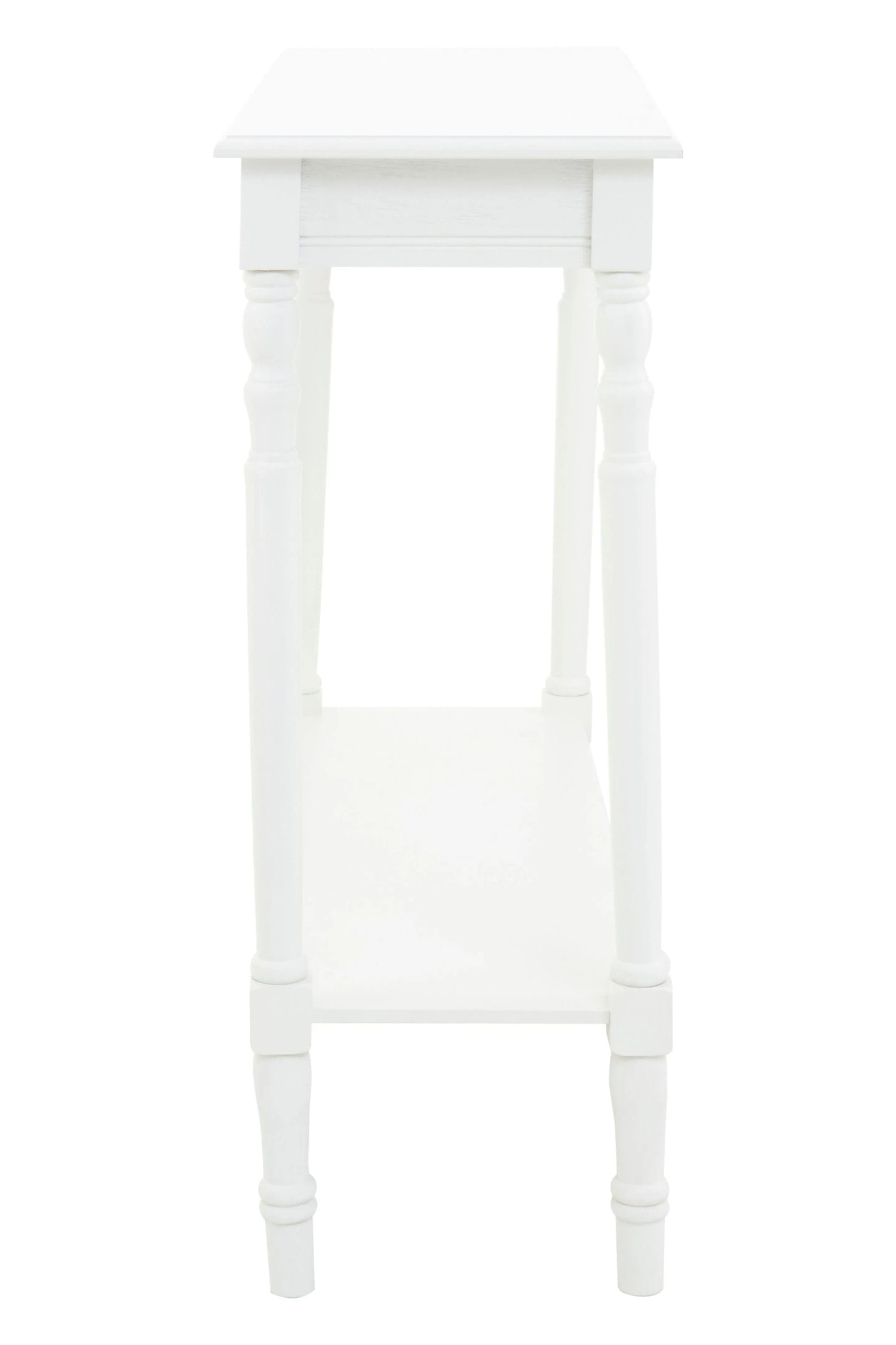 Chelsea White Rectangular Wood Console Table